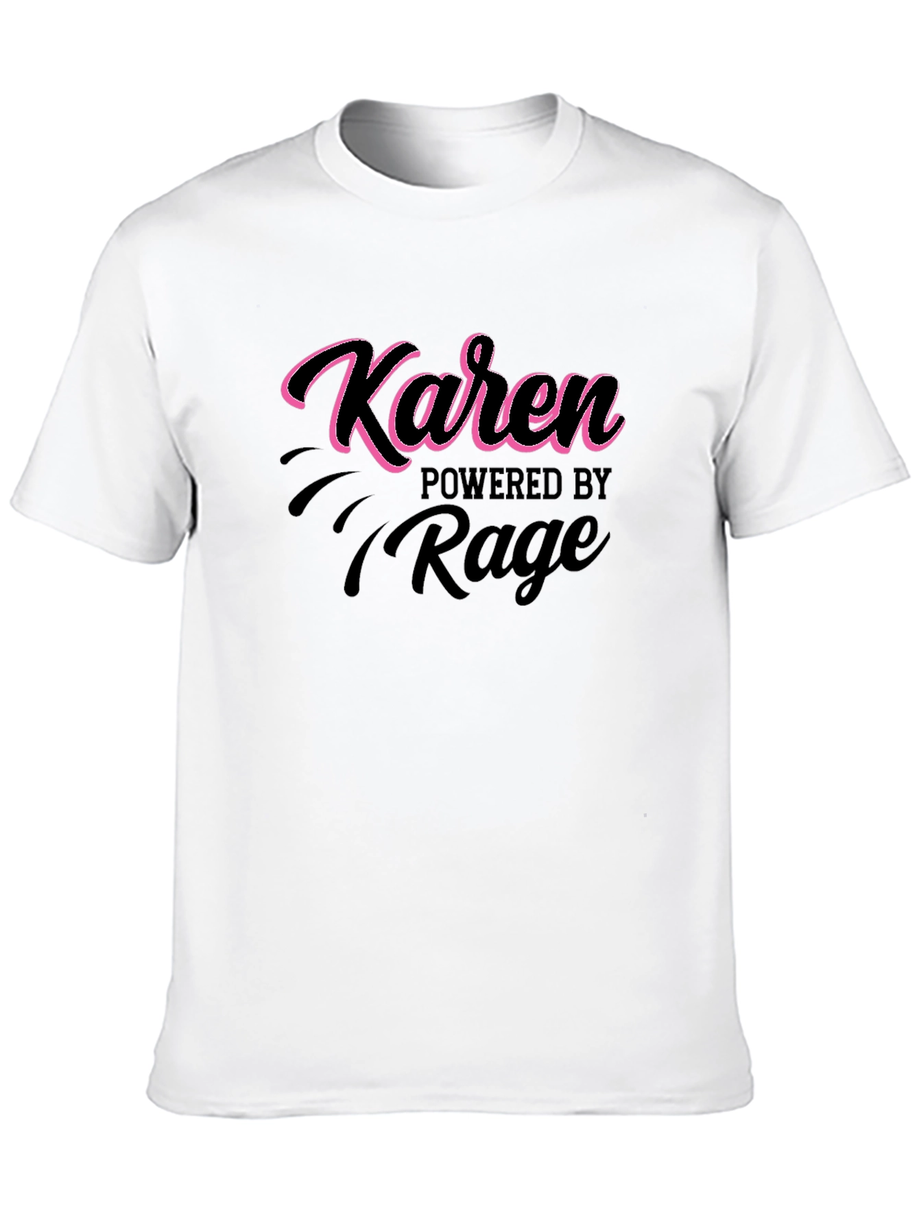 Karen Powered by Rage Black T-Shirt