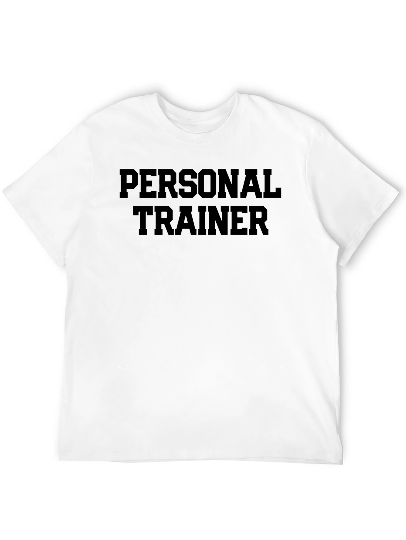 Personal Trainer Black Graphic T-Shirt