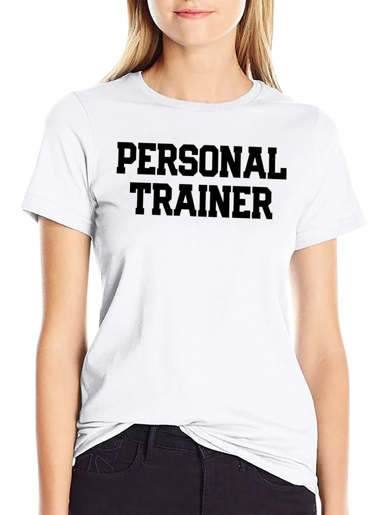 Personal Trainer Black Graphic T-Shirt