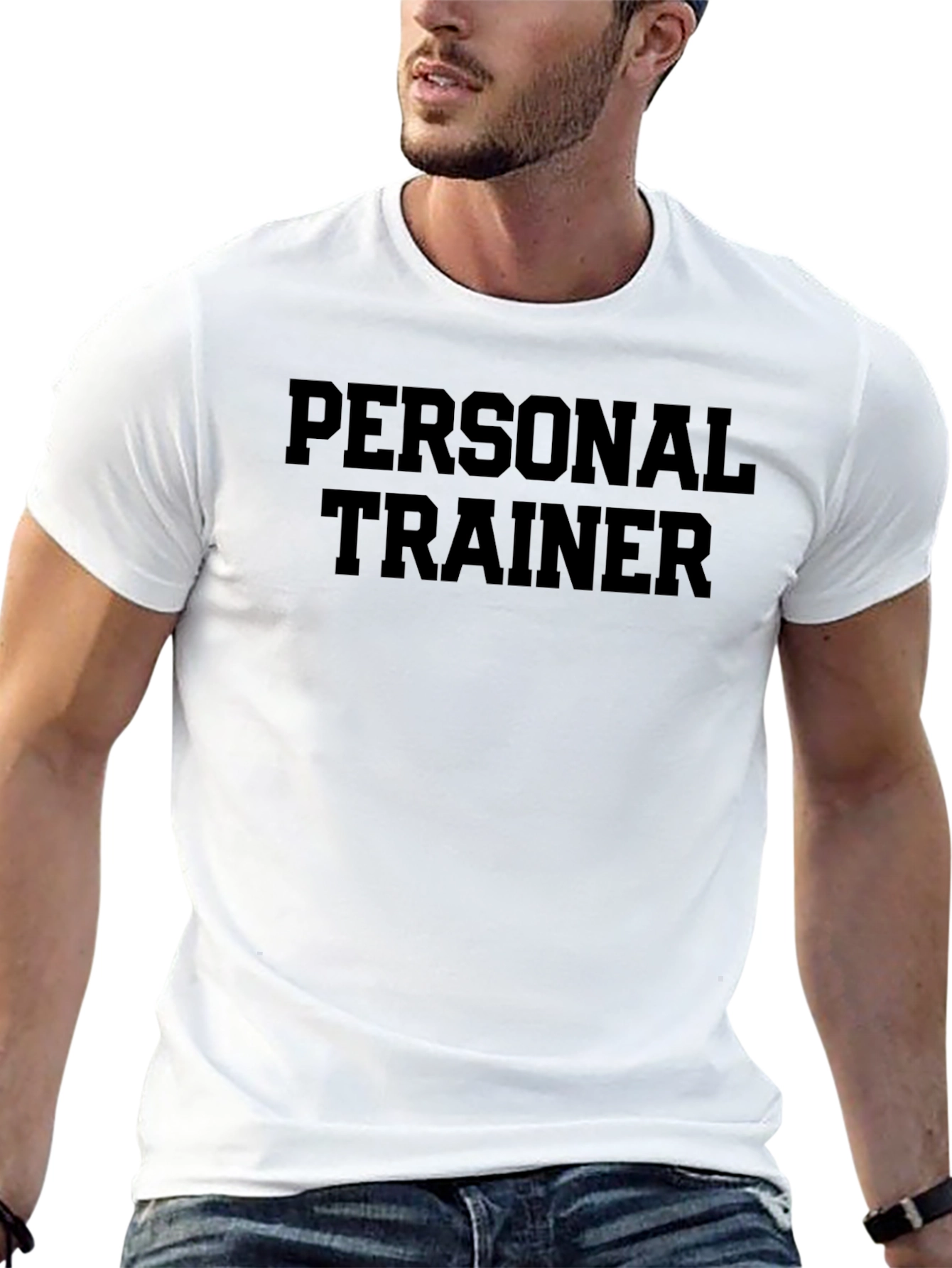 Personal Trainer Black Graphic T-Shirt
