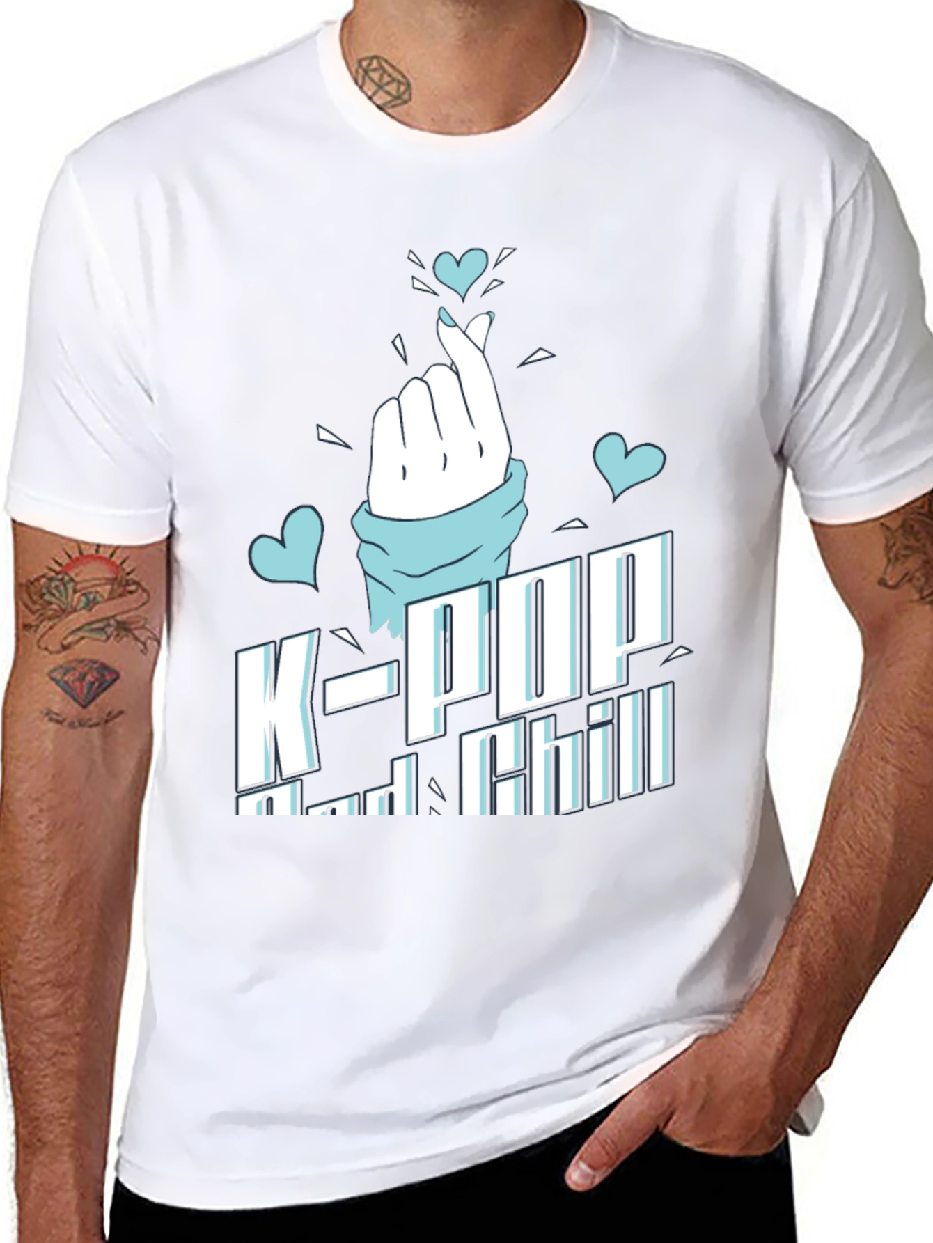 K-Pop and Chill Graphic Tee