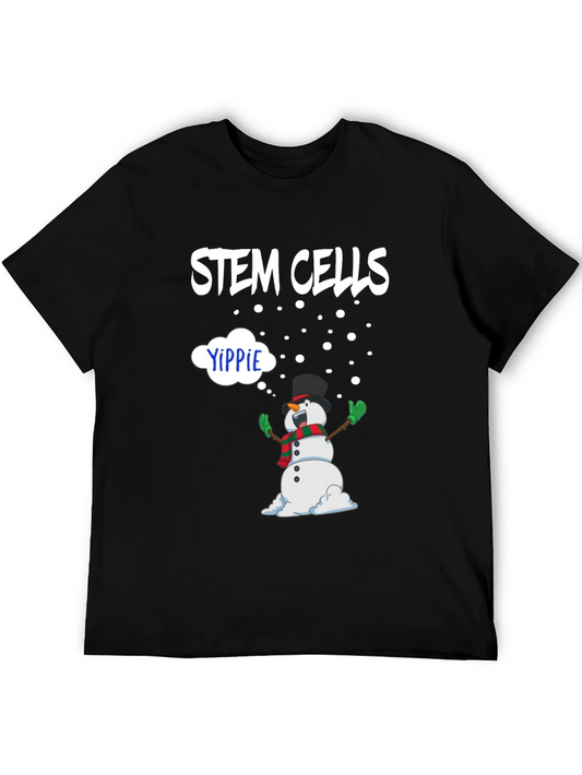 Stem Cells Yippie Snowman Graphic Tee