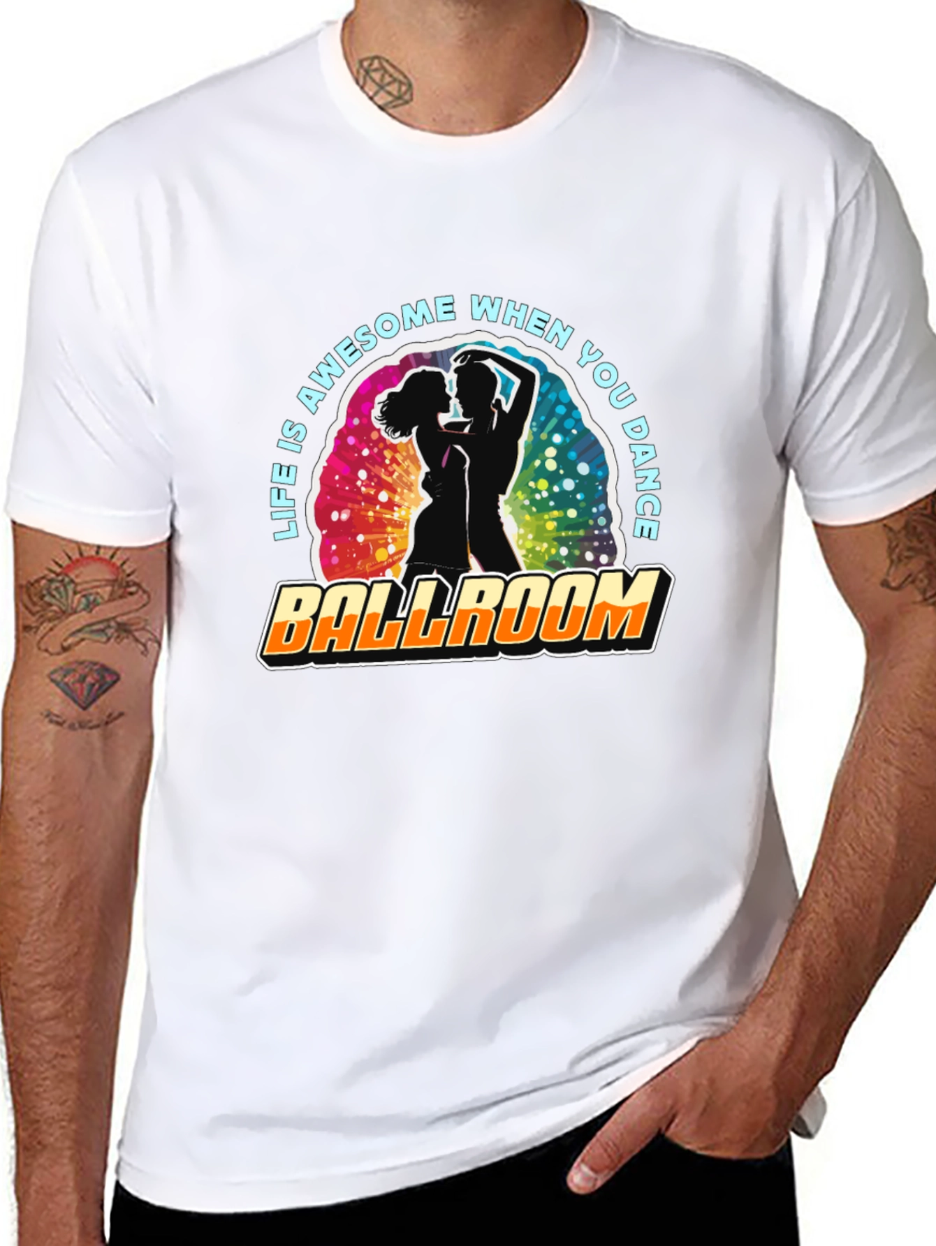 Ballroom Dance T-Shirt - Life is Awesome!
