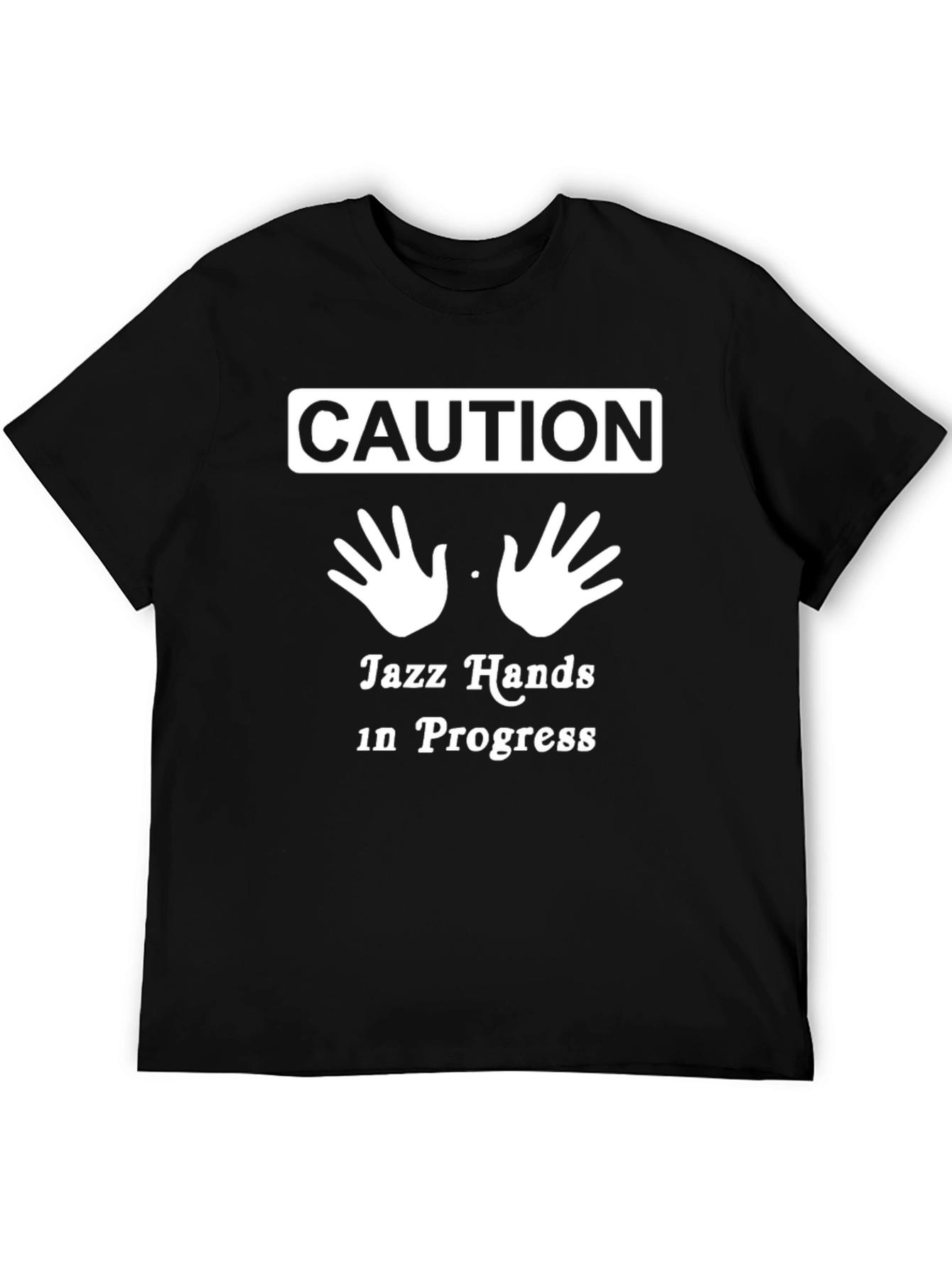 Caution Jazz Hands T-Shirt - Novelty Dance Tee