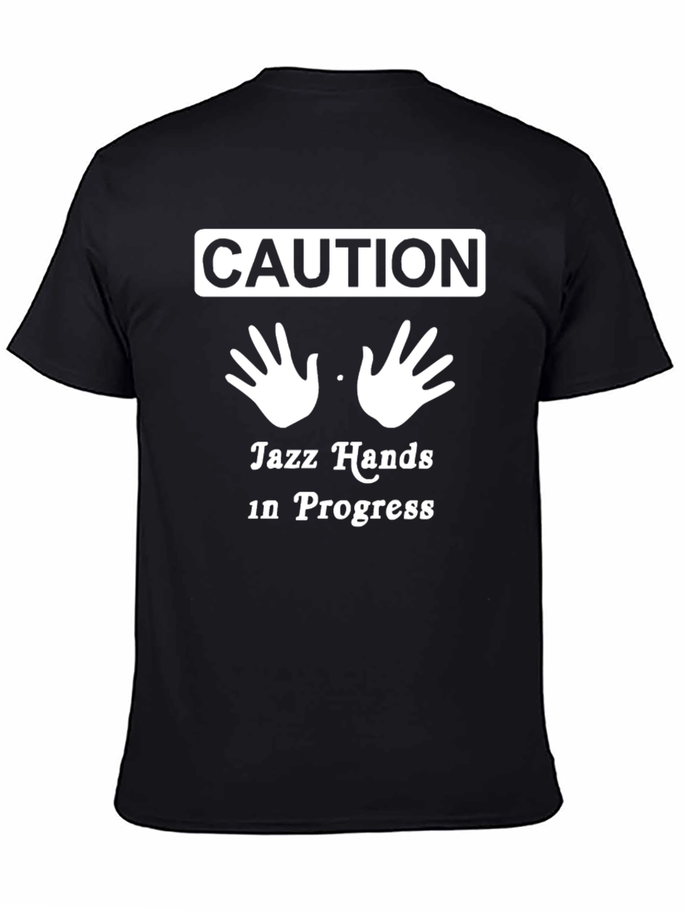 Caution Jazz Hands T-Shirt - Novelty Dance Tee