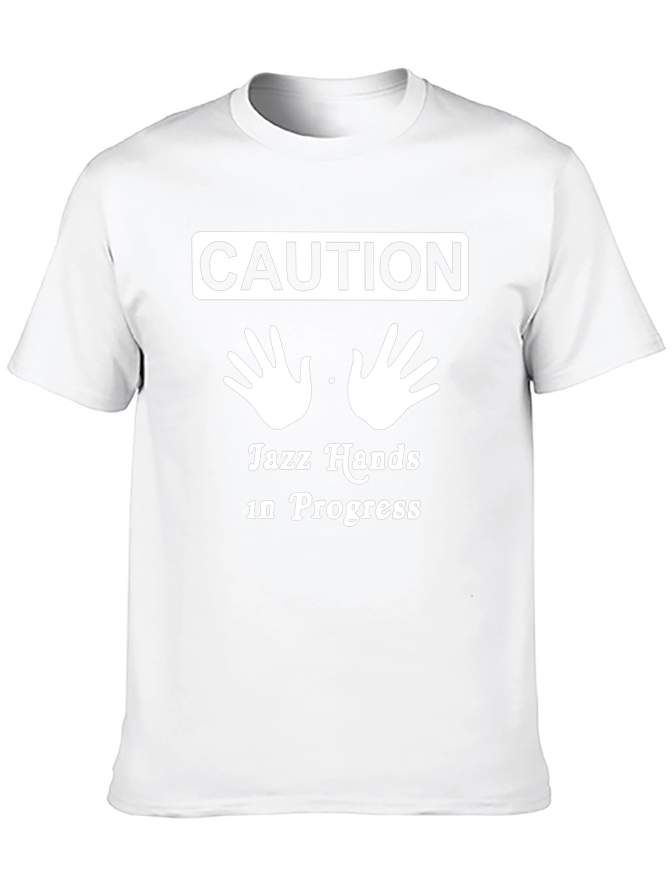 Caution Jazz Hands T-Shirt - Novelty Dance Tee