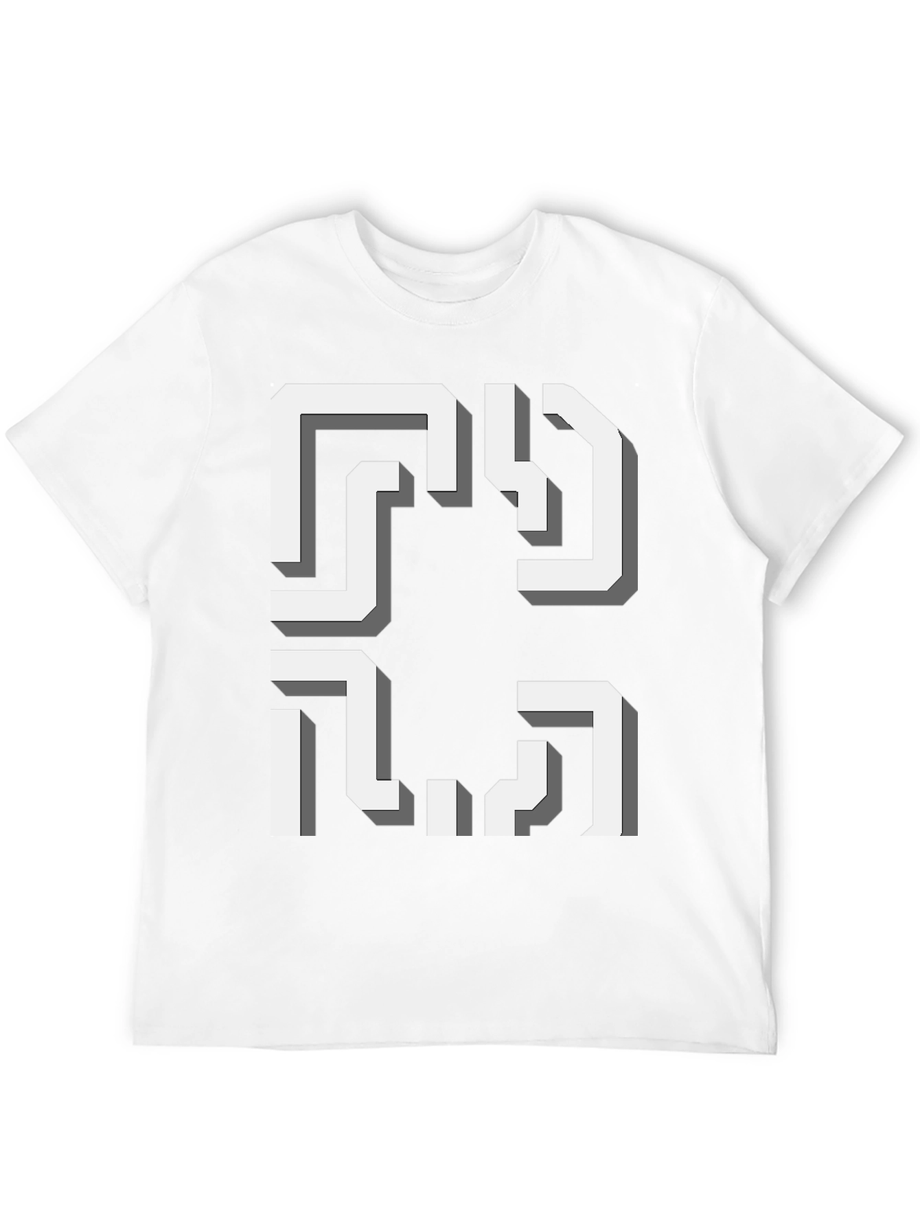 Abstract Geometric T-Shirt - Modern Art Tee