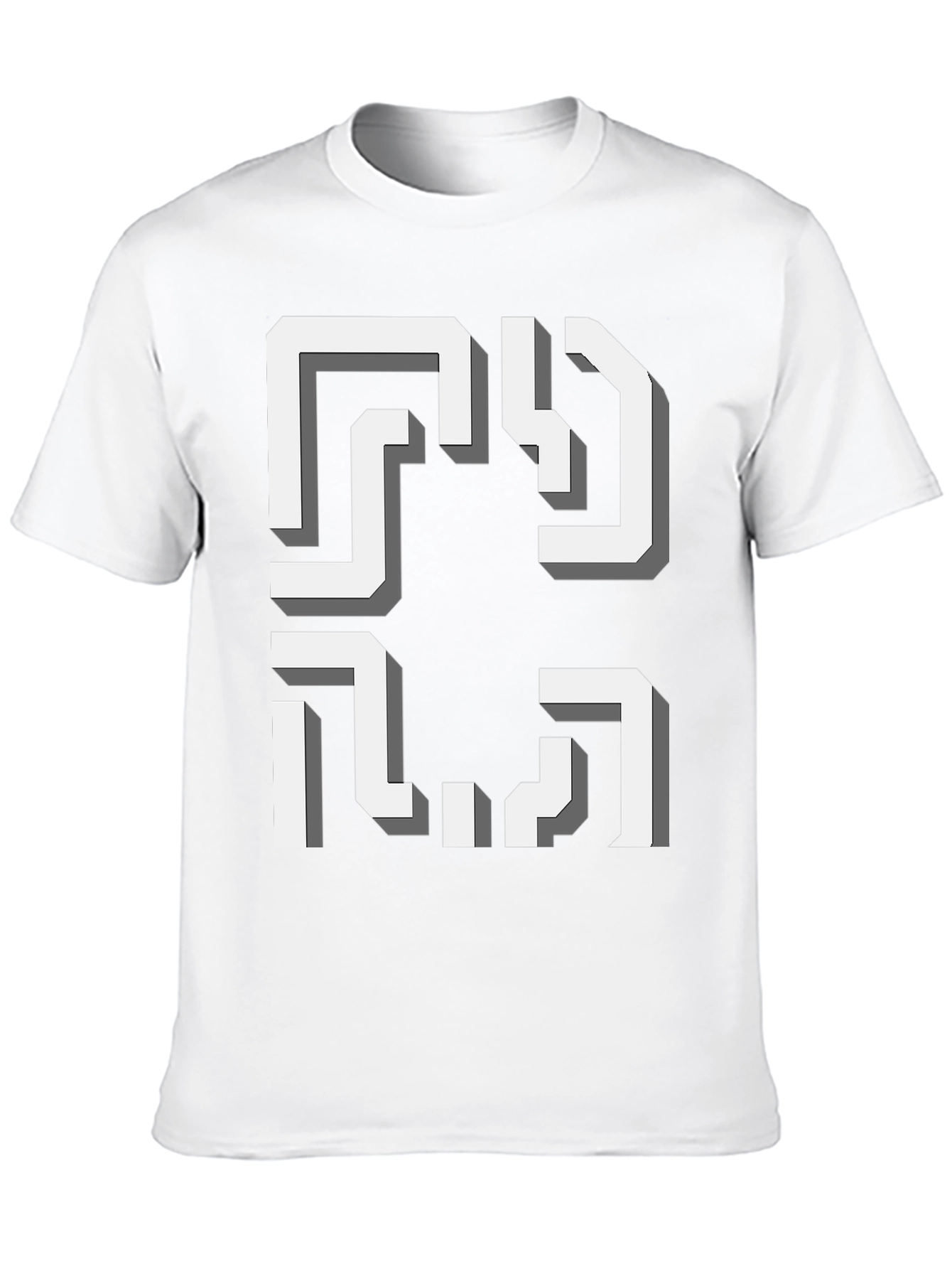 Abstract Geometric T-Shirt - Modern Art Tee