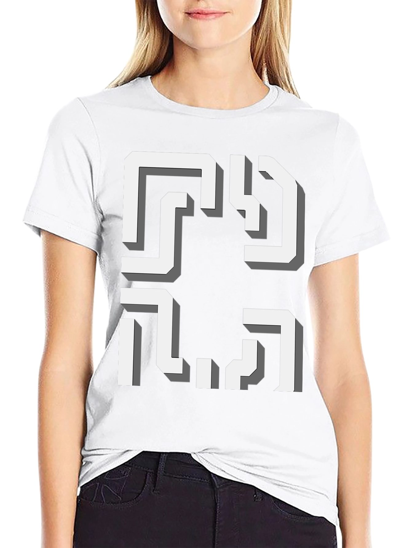Abstract Geometric T-Shirt - Modern Art Tee