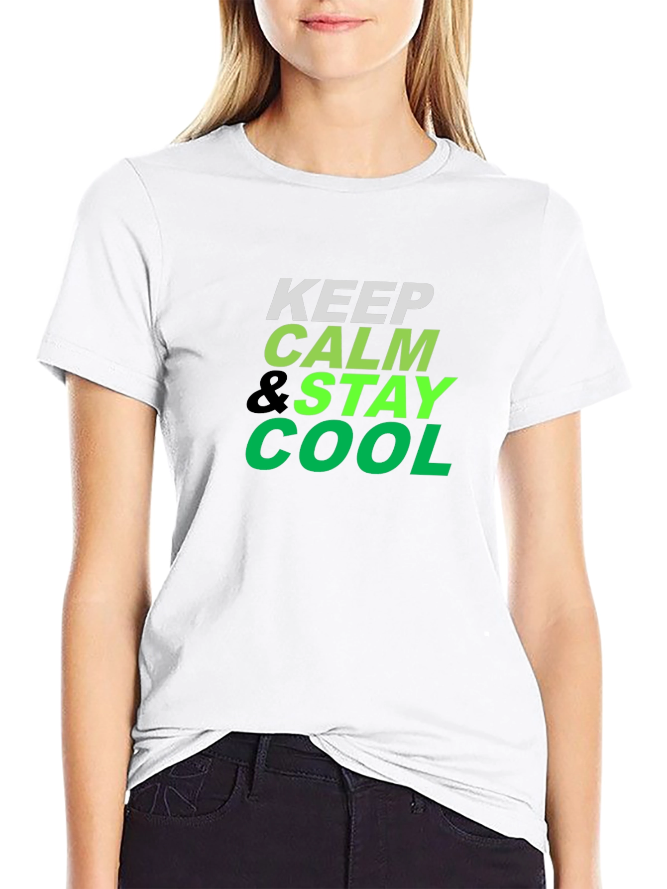 Keep Calm Stay Cool Graphic T-Shirt