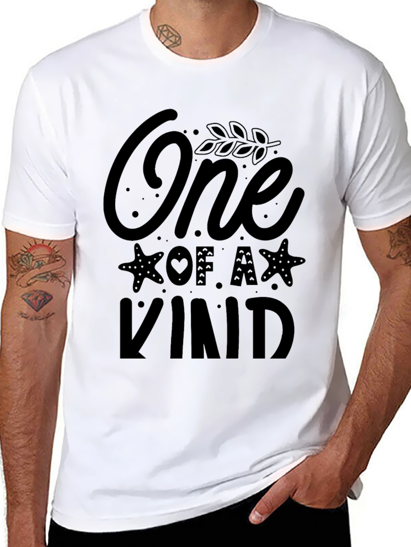 One of a Kind Black Graphic Tee