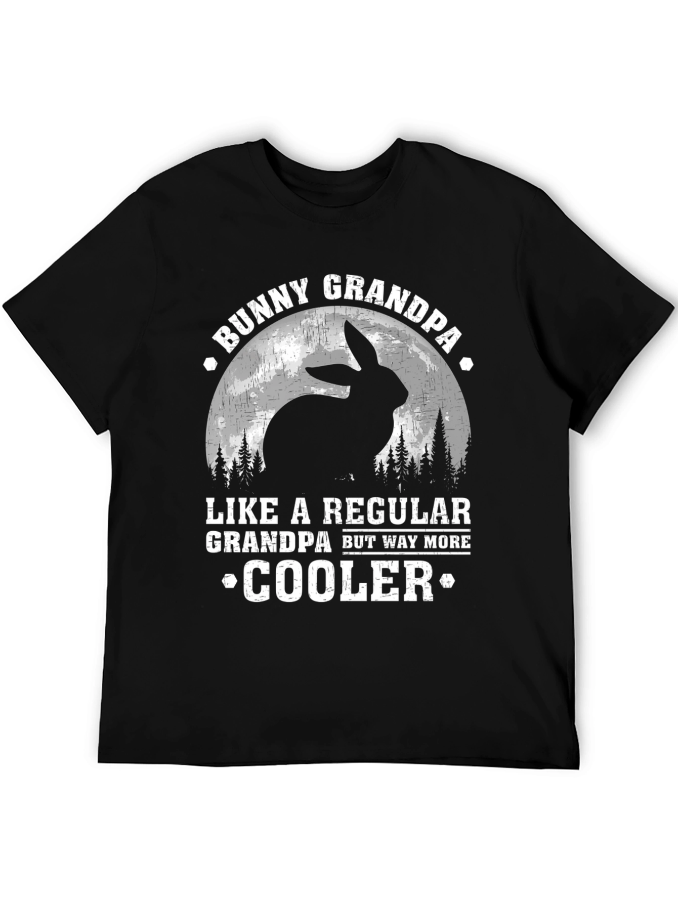 Bunny Grandpa T-Shirt - Cool Grandpa Rabbit Design