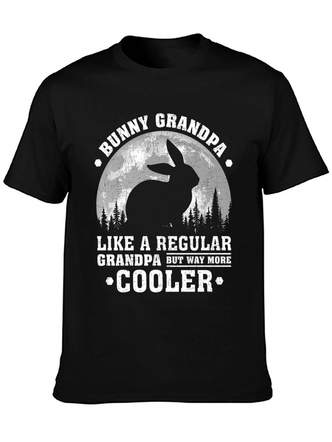Bunny Grandpa T-Shirt - Cool Grandpa Rabbit Design