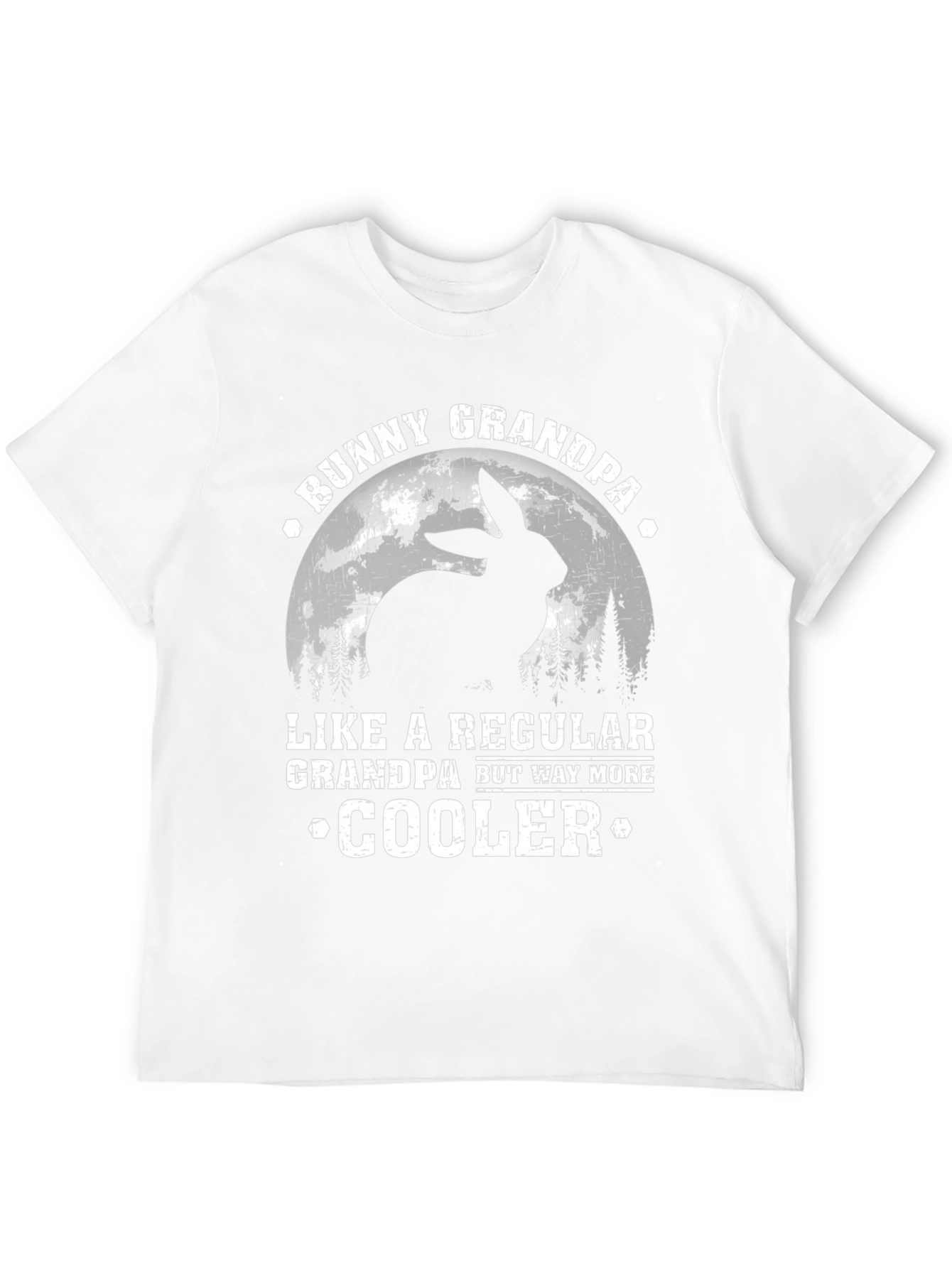 Bunny Grandpa T-Shirt - Cool Grandpa Rabbit Design