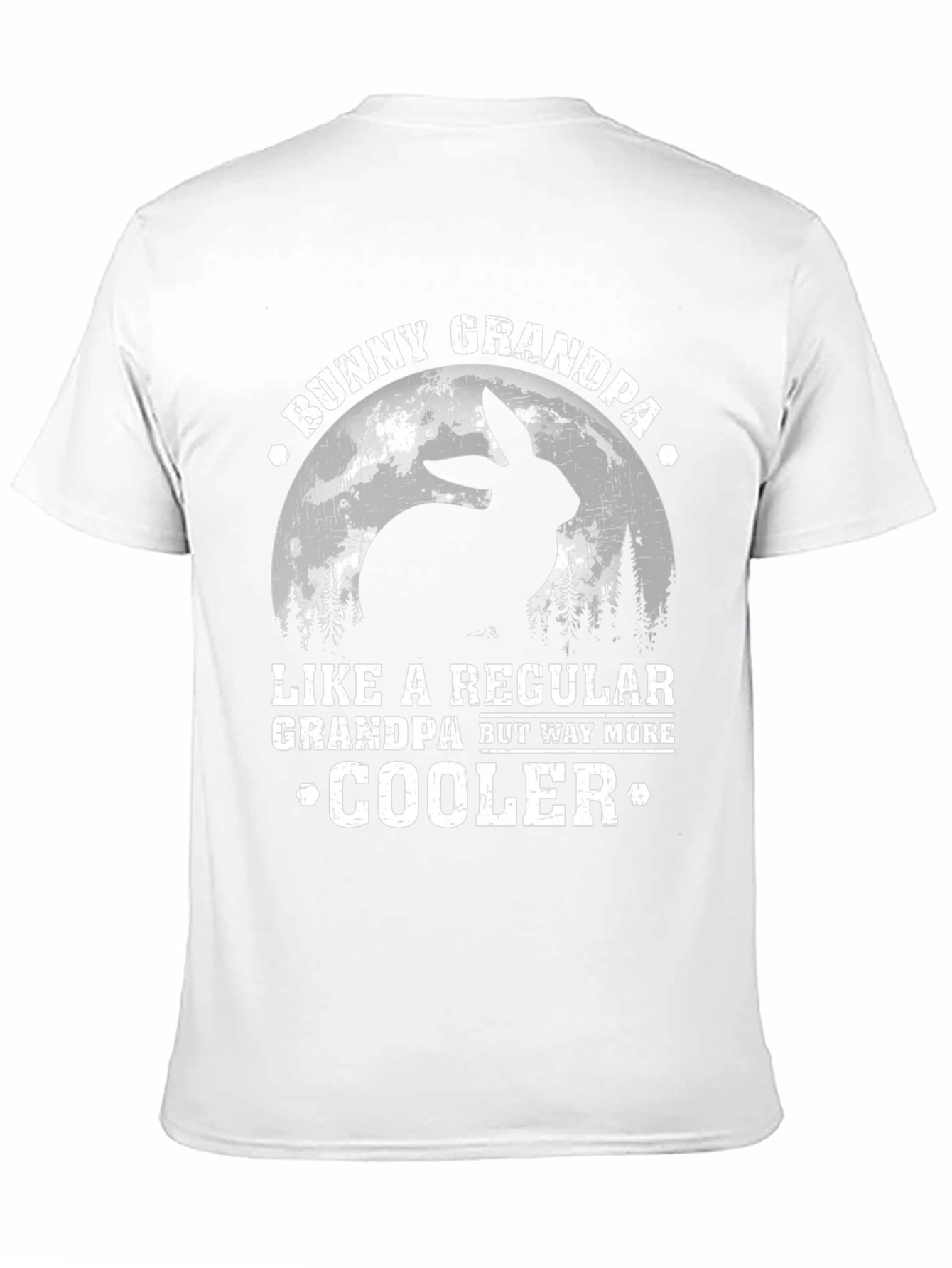 Bunny Grandpa T-Shirt - Cool Grandpa Rabbit Design