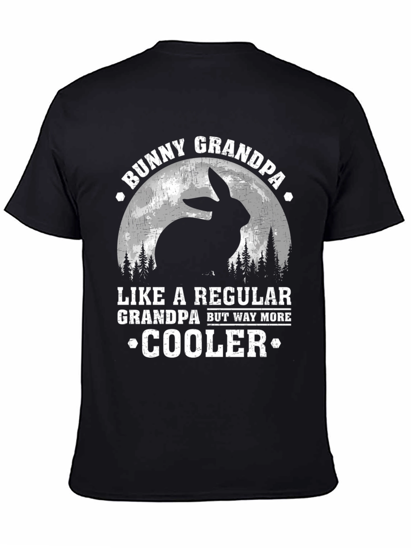 Bunny Grandpa T-Shirt - Cool Grandpa Rabbit Design