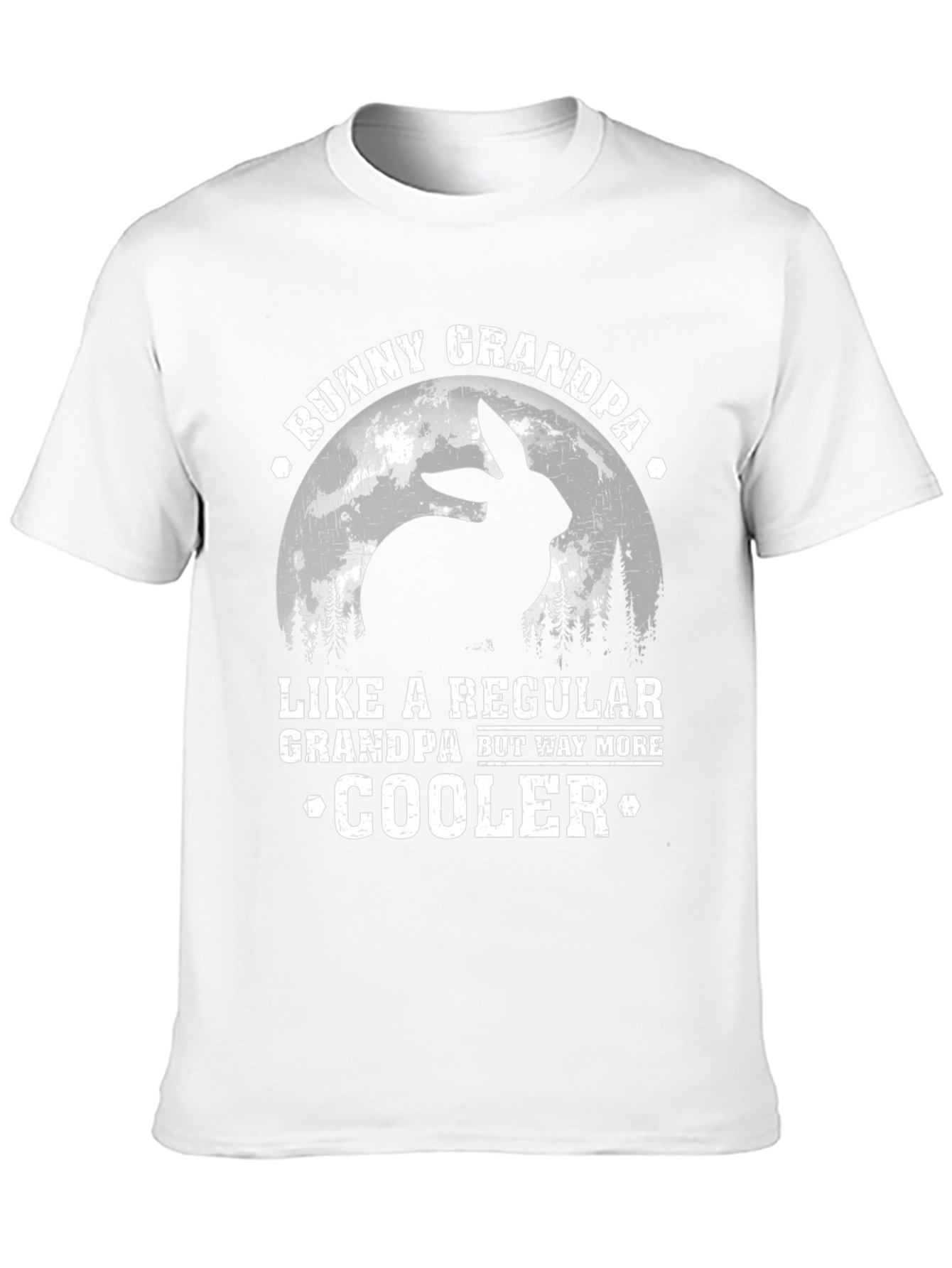 Bunny Grandpa T-Shirt - Cool Grandpa Rabbit Design