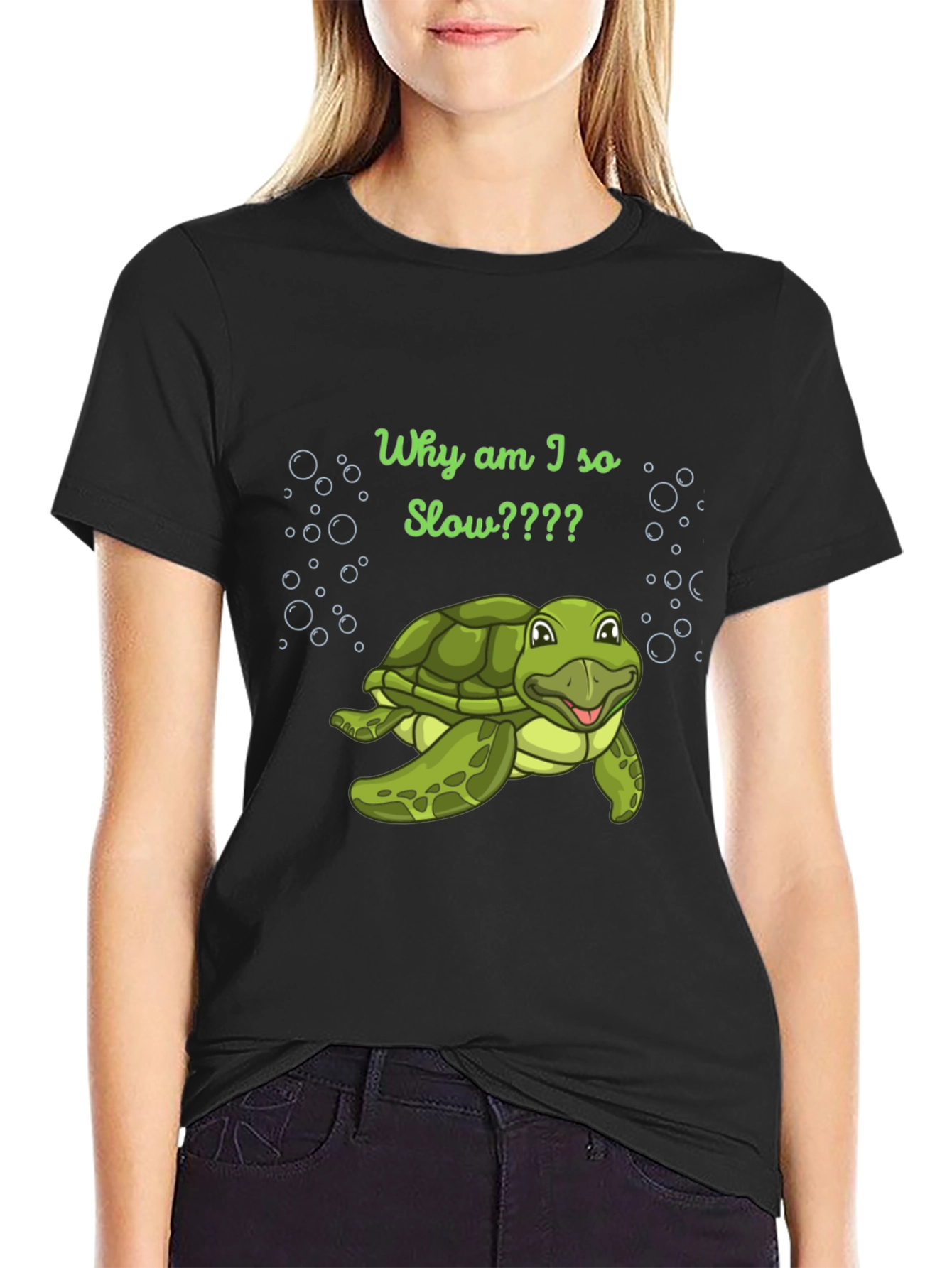 Funny Turtle T-Shirt - Why Am I So Slow?