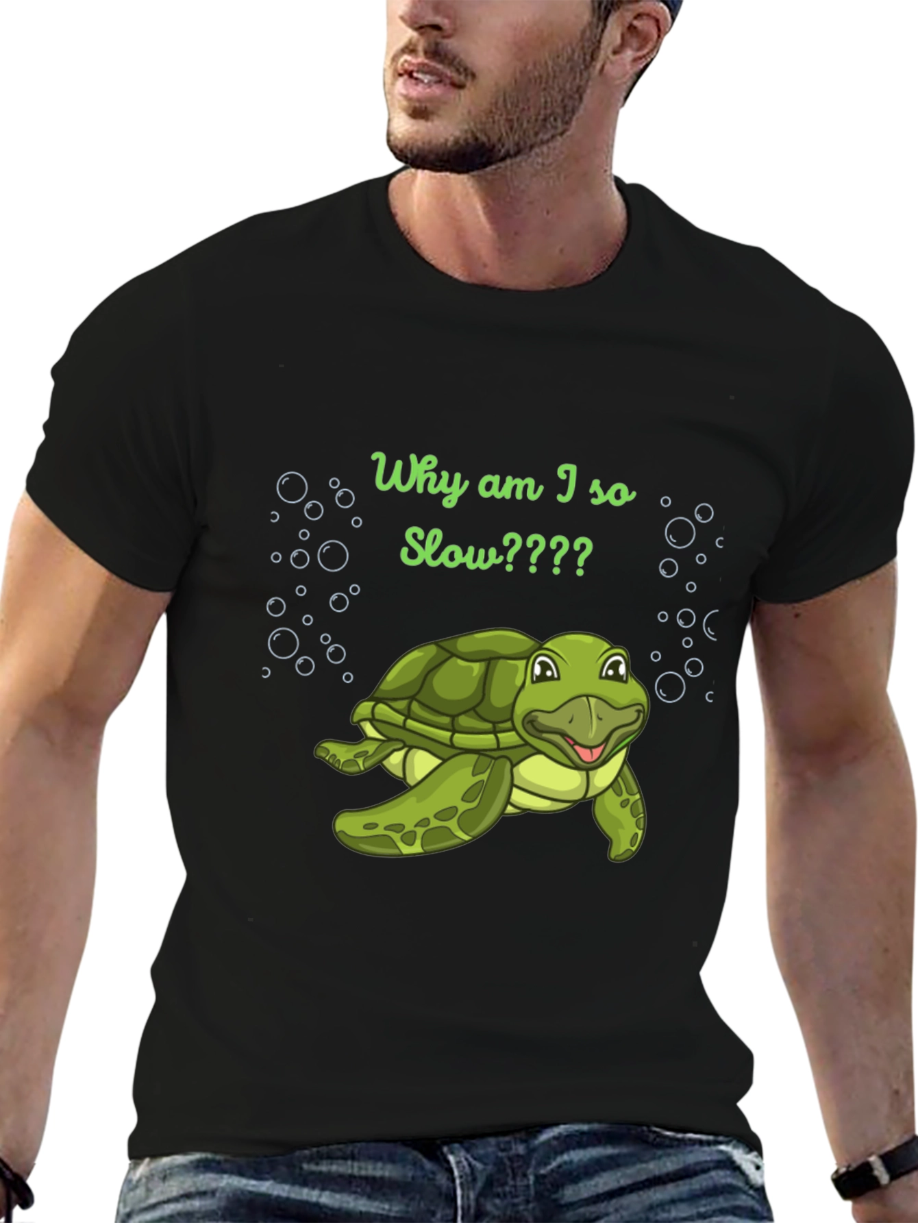 Funny Turtle T-Shirt - Why Am I So Slow?
