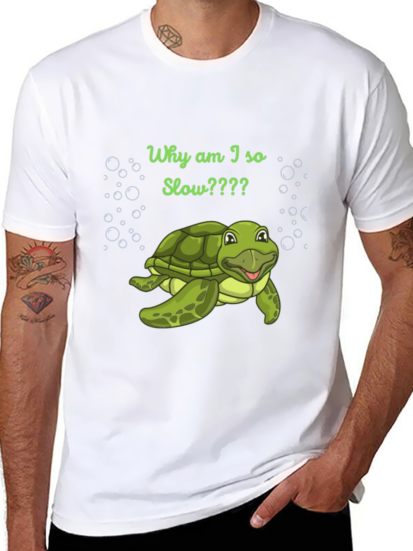 Funny Turtle T-Shirt - Why Am I So Slow?
