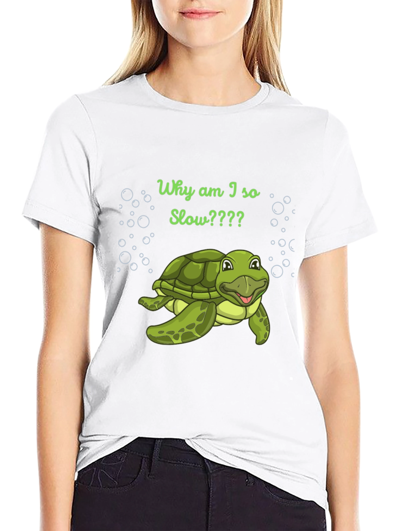 Funny Turtle T-Shirt - Why Am I So Slow?