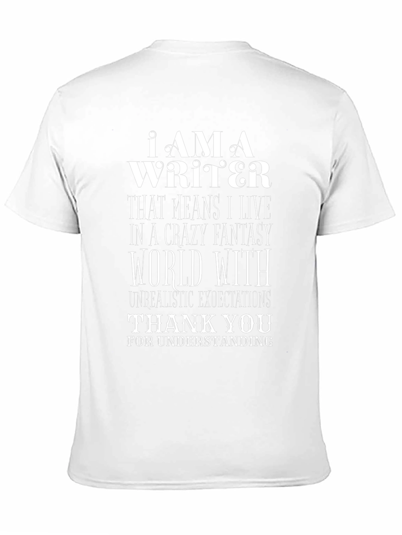 Writer T-Shirt - Crazy Fantasy World Tee