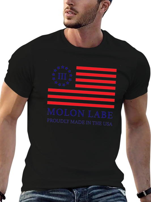 Molon Labe American Flag T-Shirt