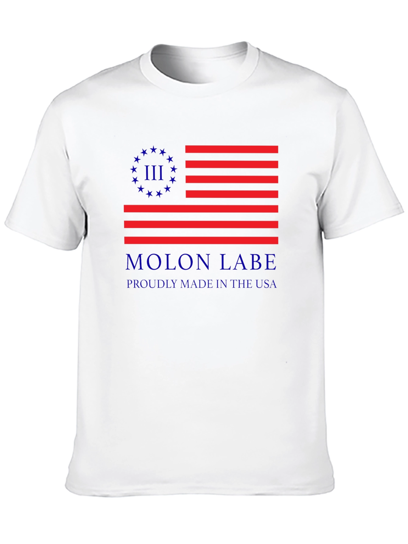 Molon Labe American Flag T-Shirt