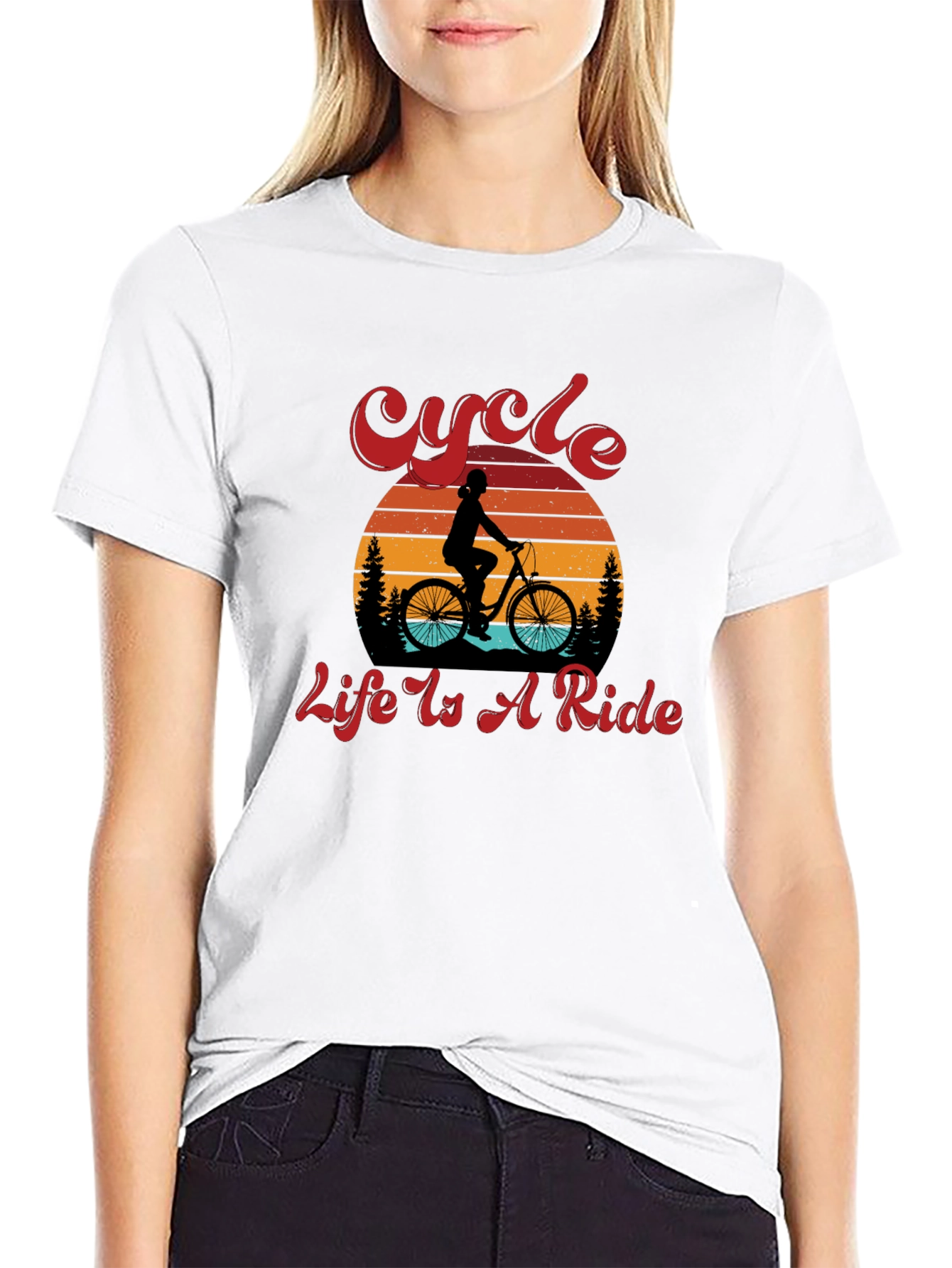 Cycle Life is a Ride Graphic T-Shirt