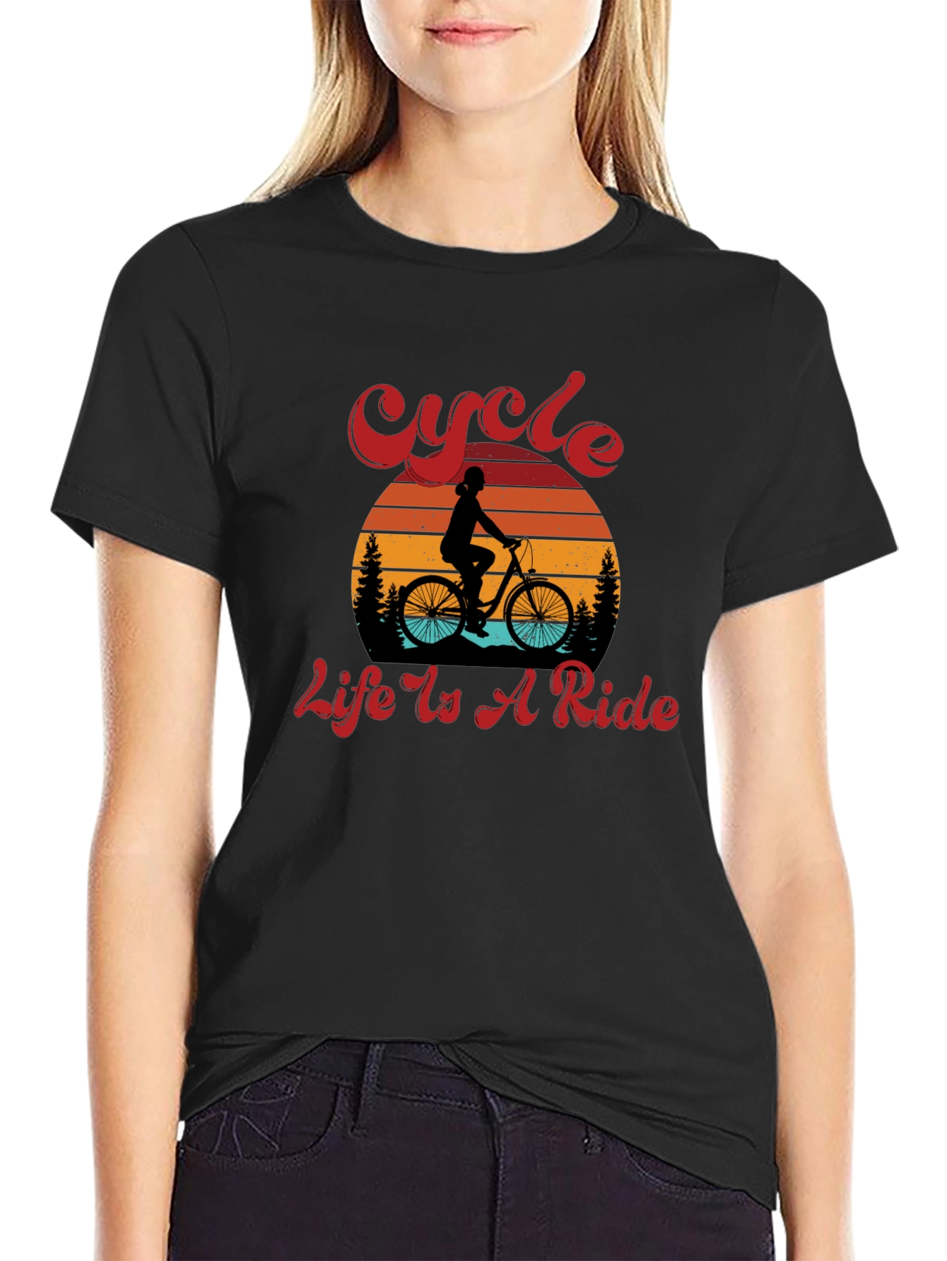 Cycle Life is a Ride Graphic T-Shirt