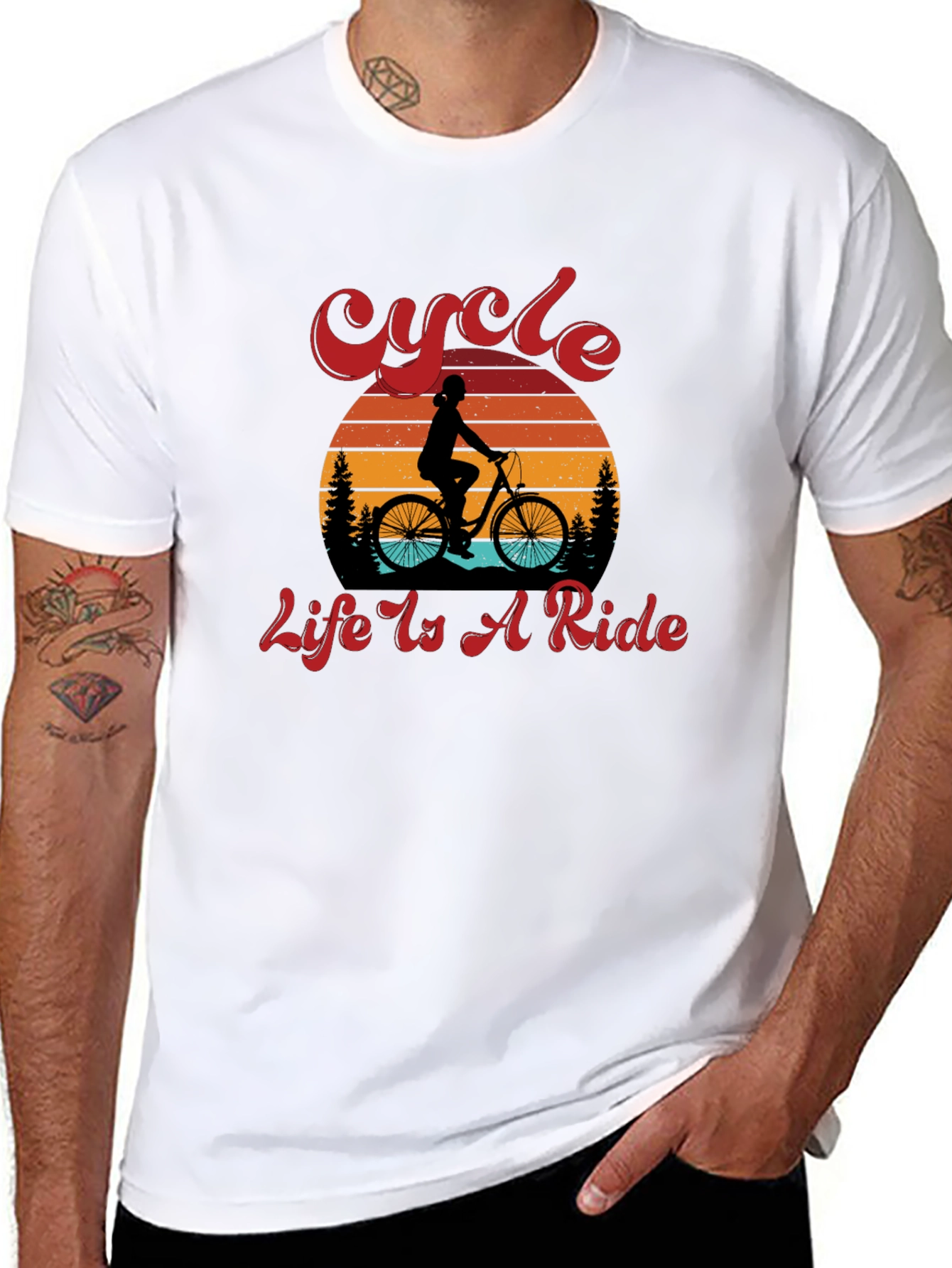 Cycle Life is a Ride Graphic T-Shirt