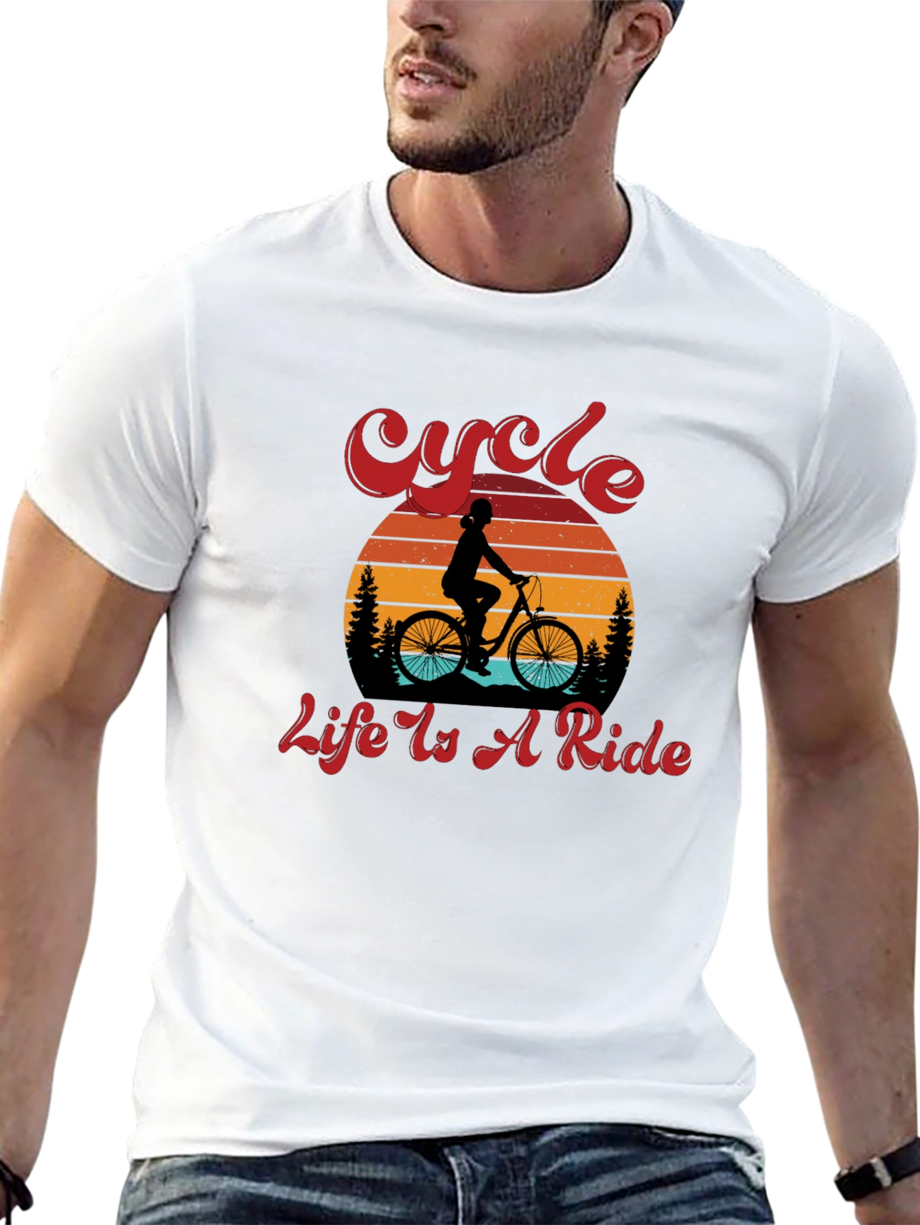 Cycle Life is a Ride Graphic T-Shirt