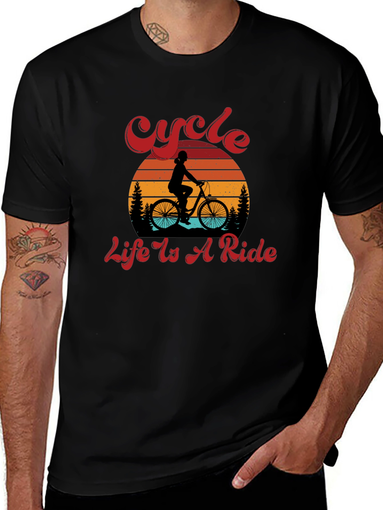 Cycle Life is a Ride Graphic T-Shirt