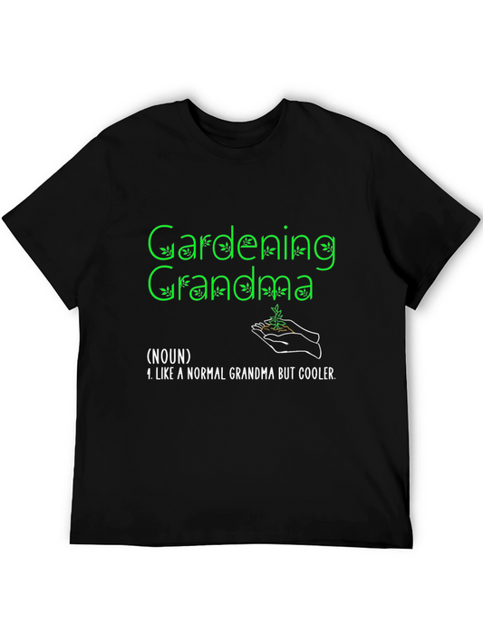 Gardening Grandma Novelty Graphic T-Shirt