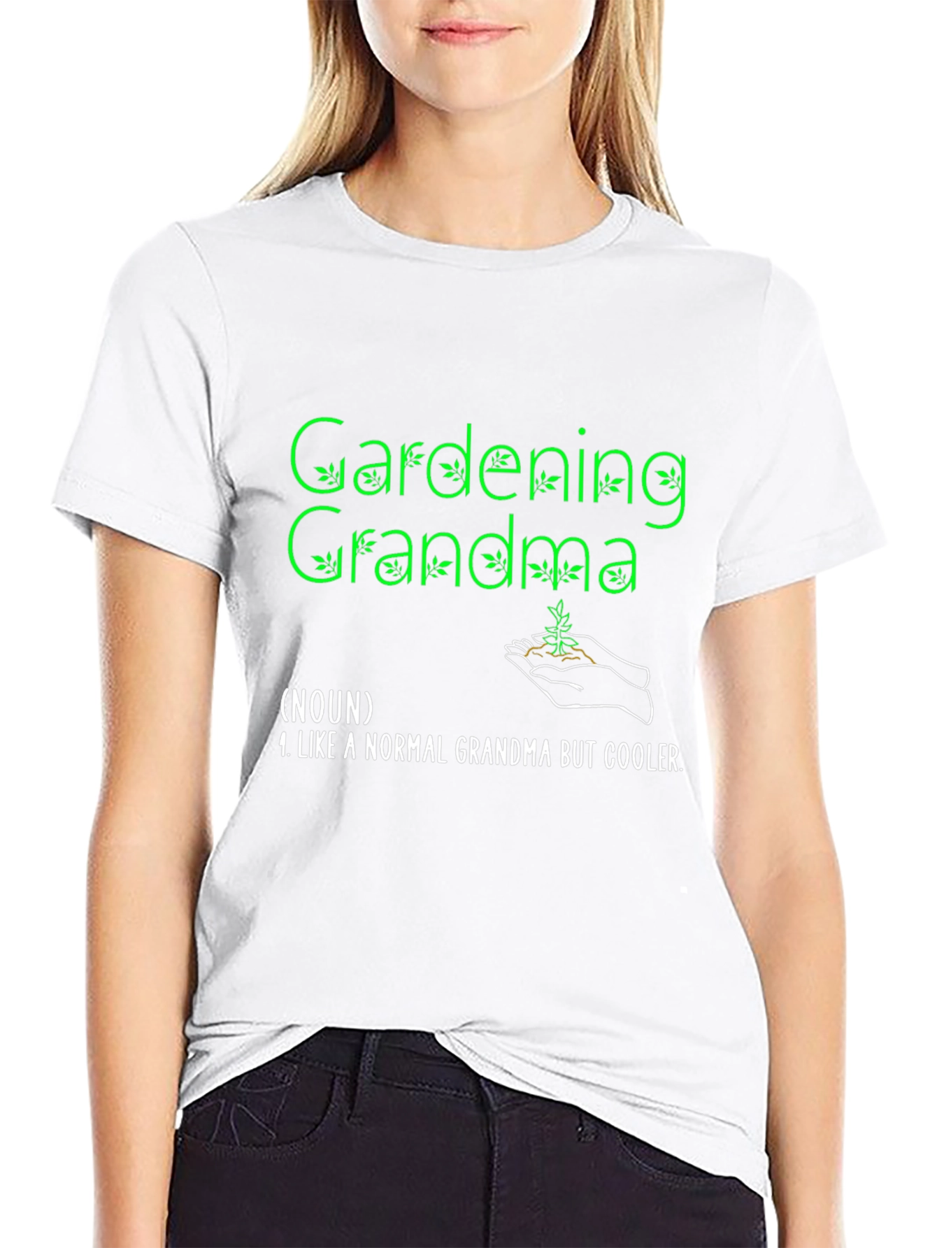 Gardening Grandma Novelty Graphic T-Shirt