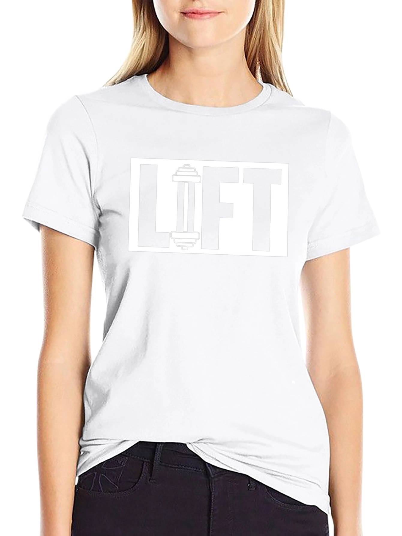 Lift Gym T-Shirt - Black Cotton Fitness Tee