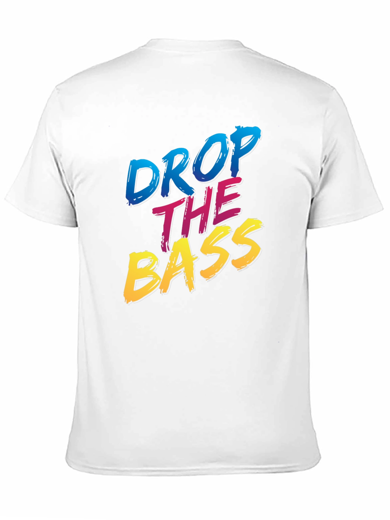 Drop The Bass T-Shirt - Black Cotton Blend