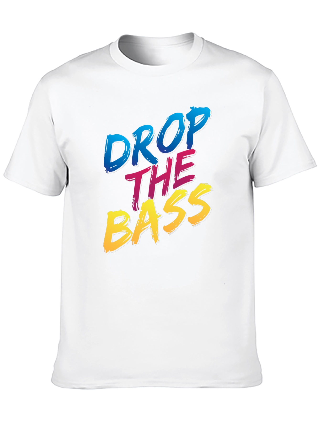 Drop The Bass T-Shirt - Black Cotton Blend