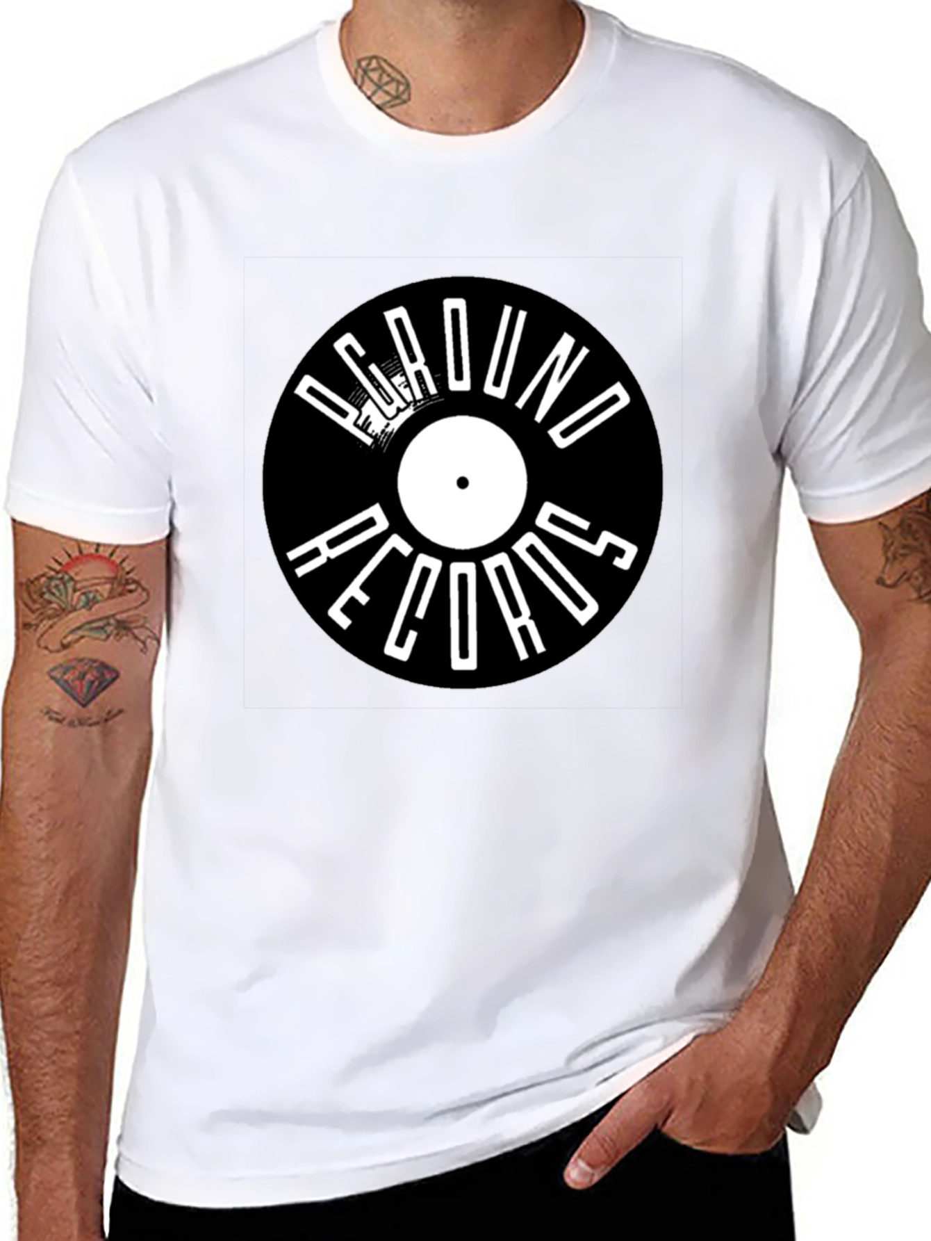 Underground Records Vinyl T-Shirt