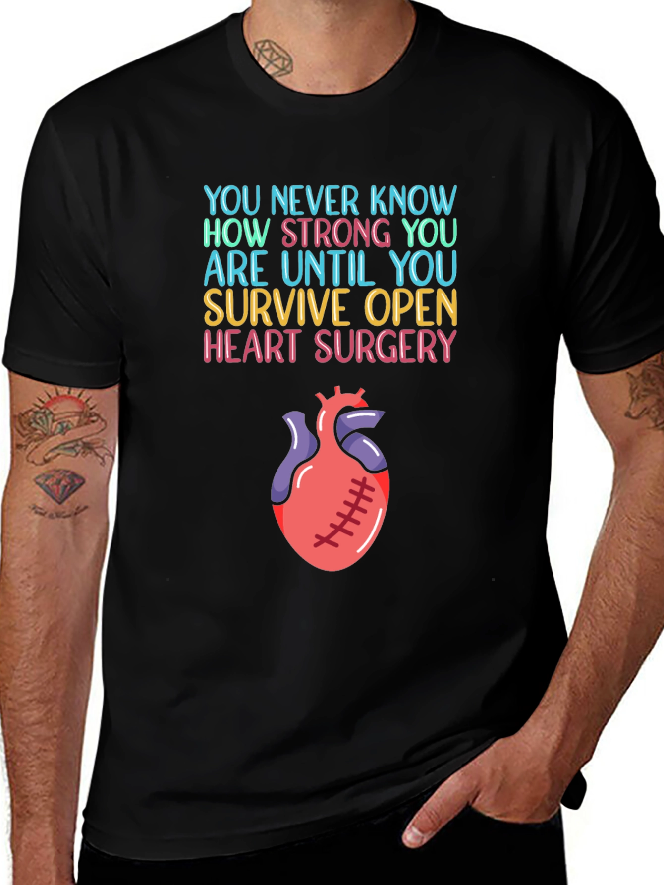 Open Heart Surgery Survivor T-Shirt