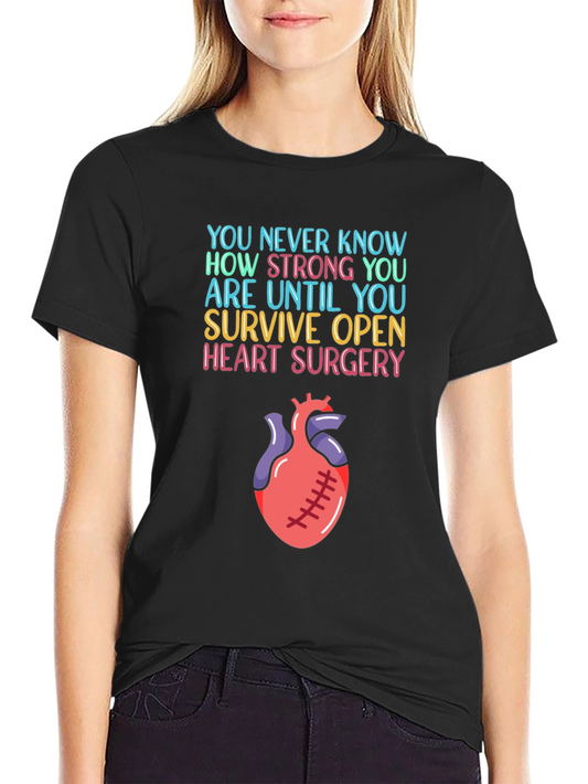 Open Heart Surgery Survivor T-Shirt