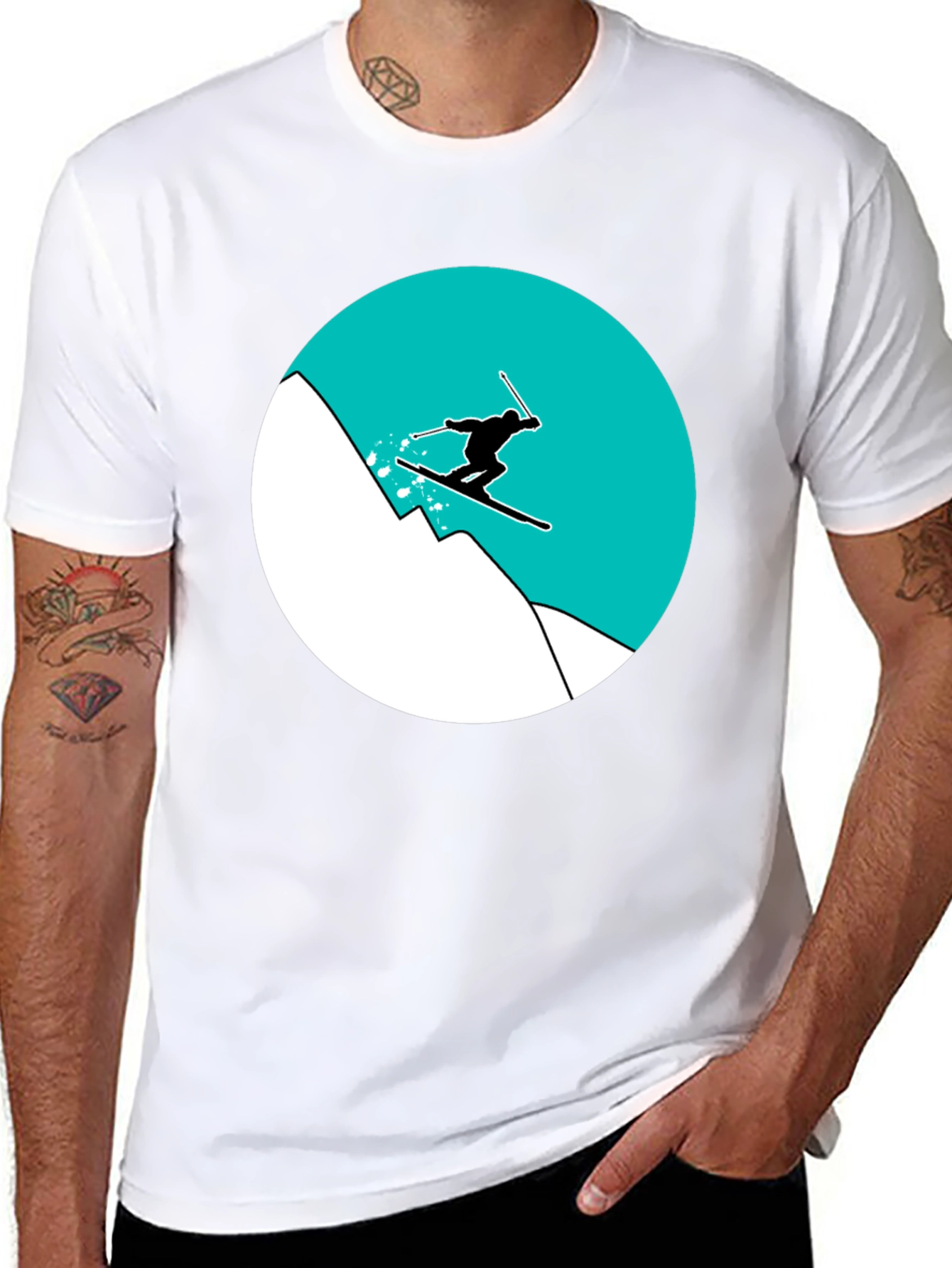 Ski Mountain Graphic Tee