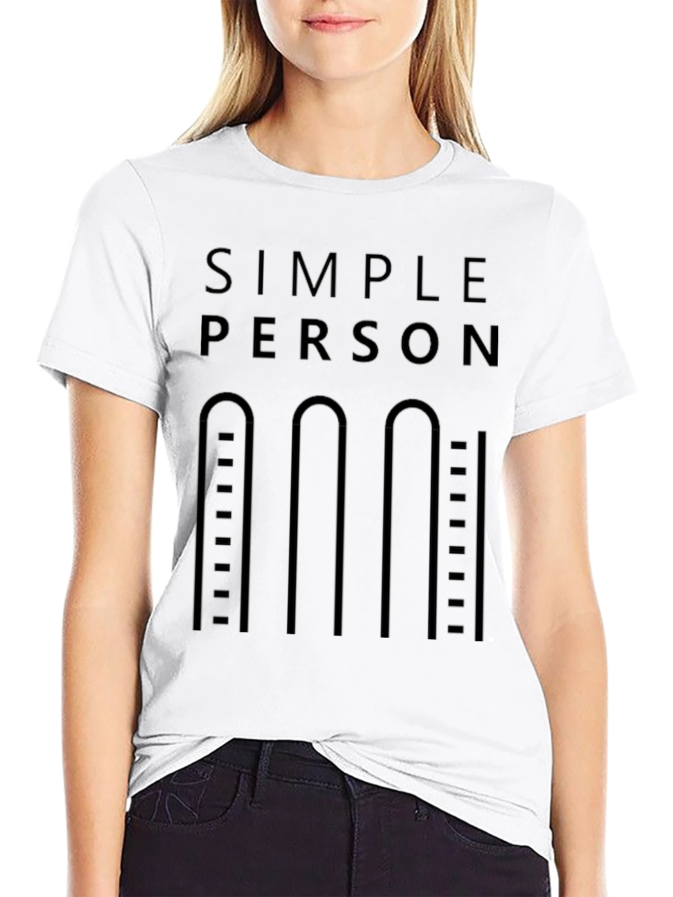 Simple Person T-Shirt - Minimalist Design