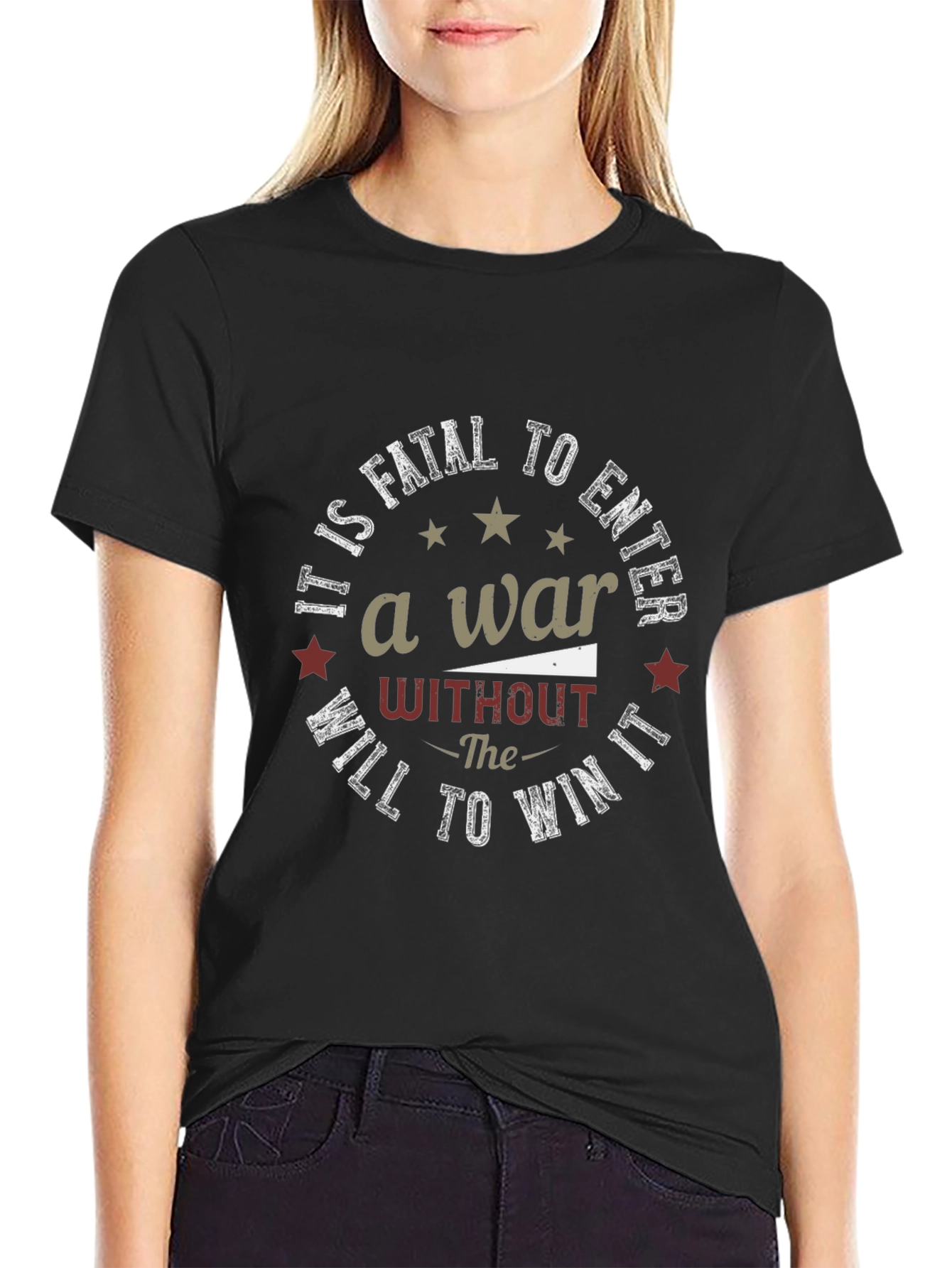 Fatal to Enter War Graphic Tee