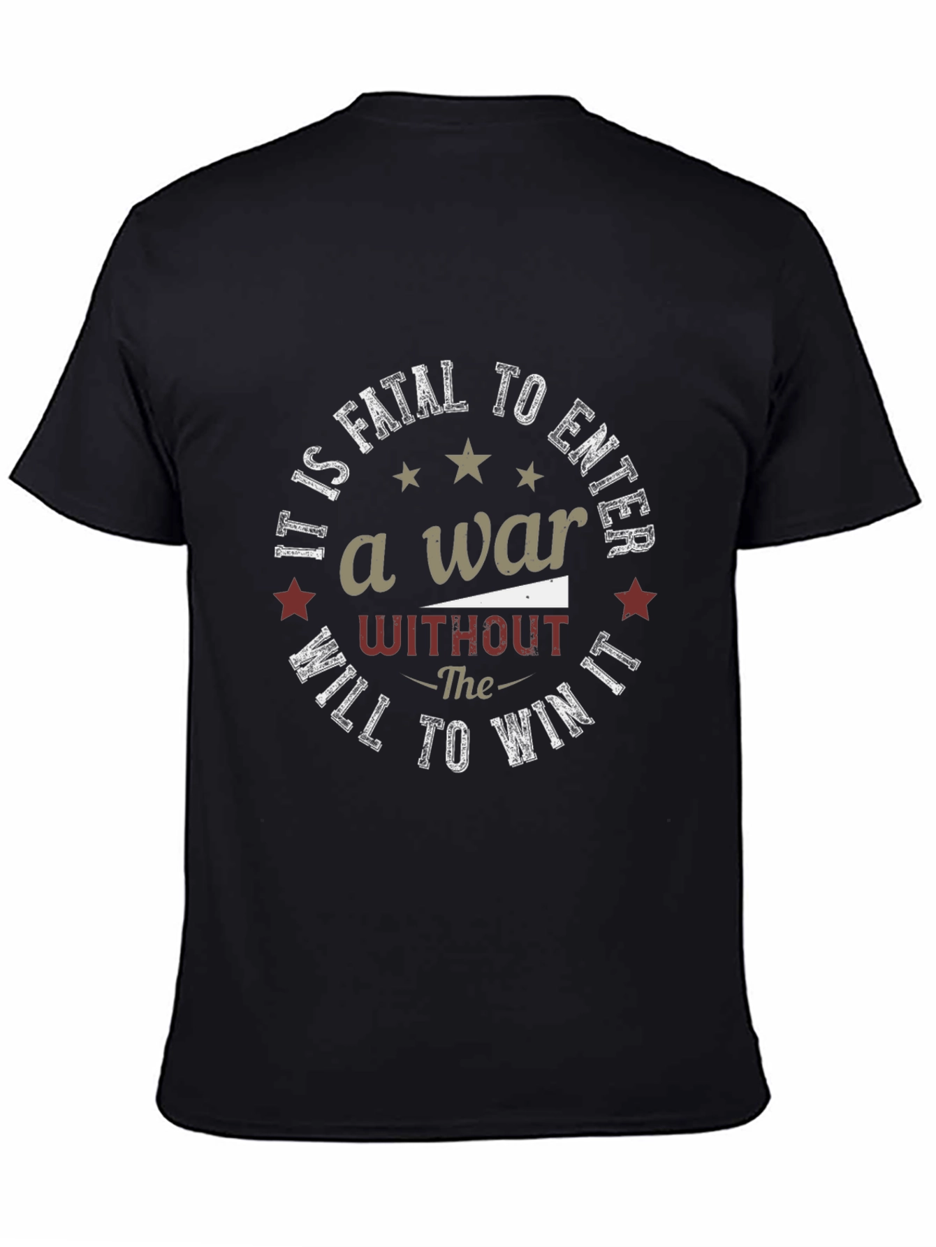 Fatal to Enter War Graphic Tee