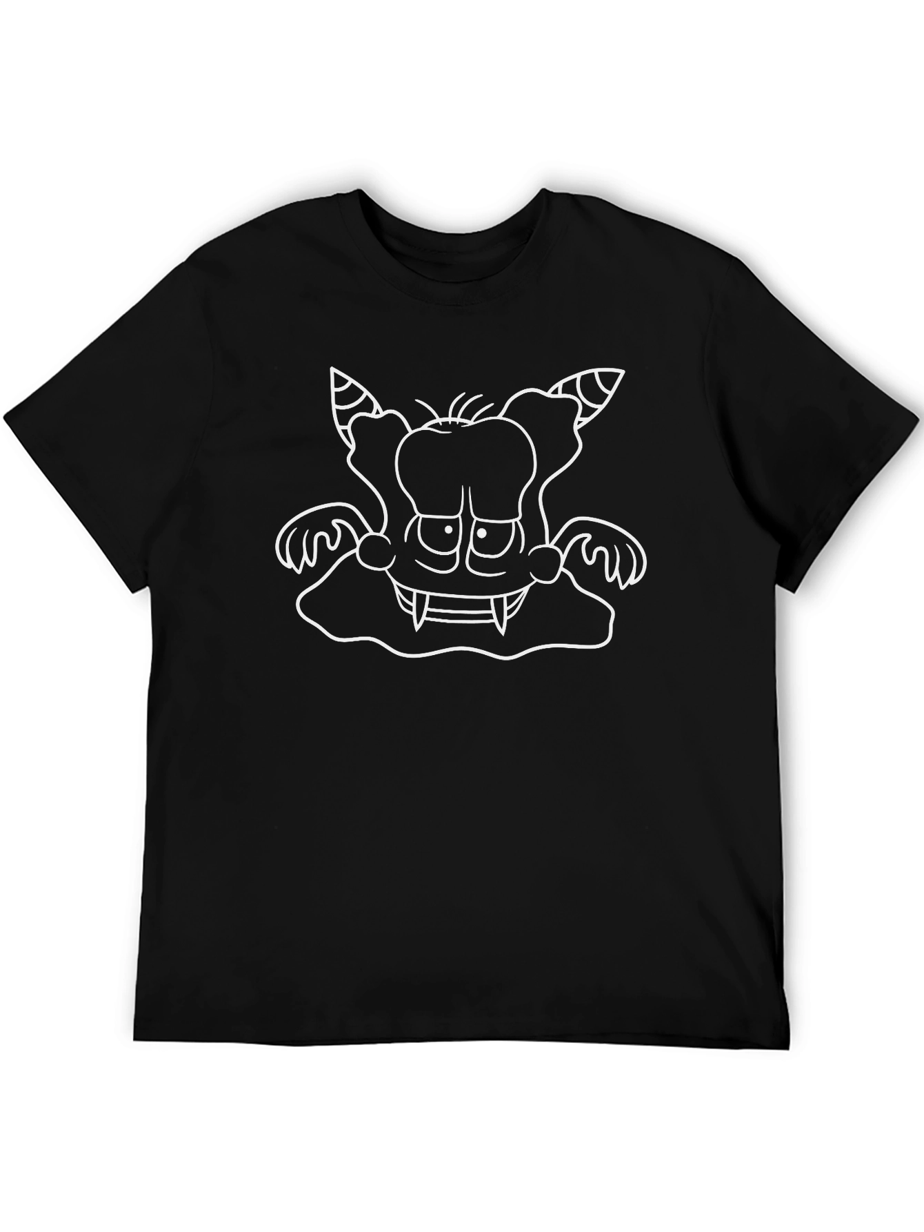 Monster Graphic T-Shirt - Black