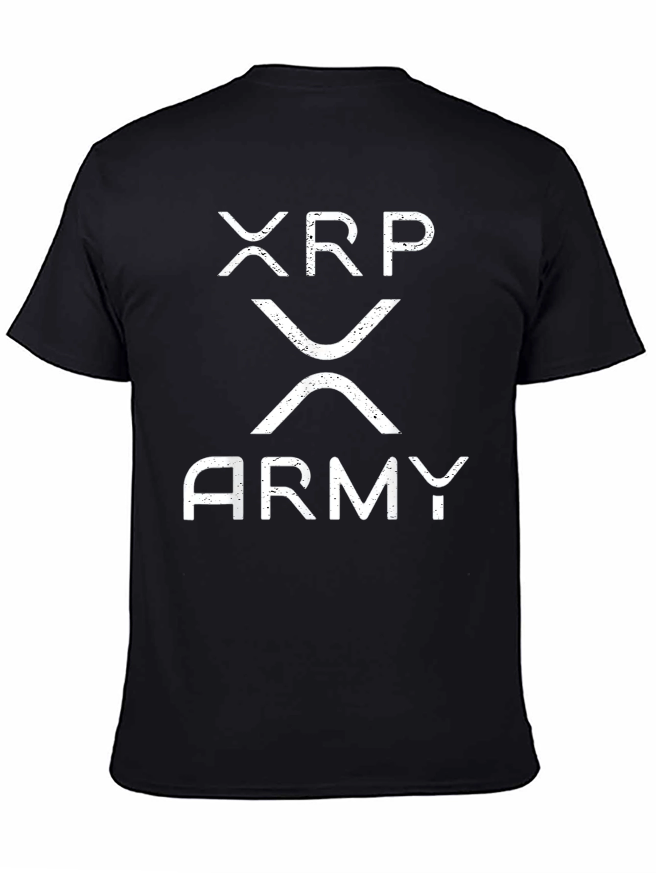 XRP Army Black T-Shirt Crypto Hodl