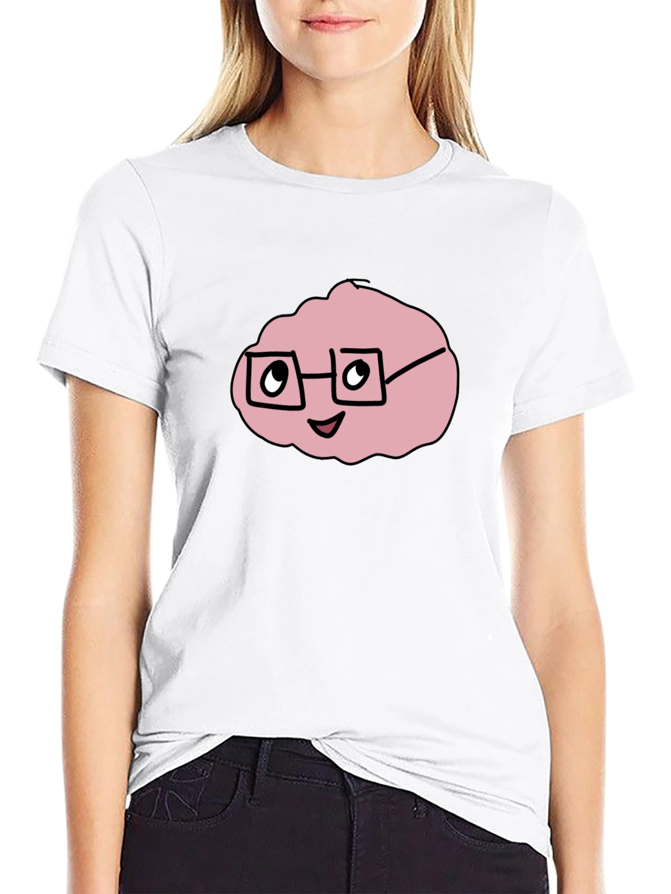 Nerdy Pink Blob T-Shirt - Funny Geek Tee