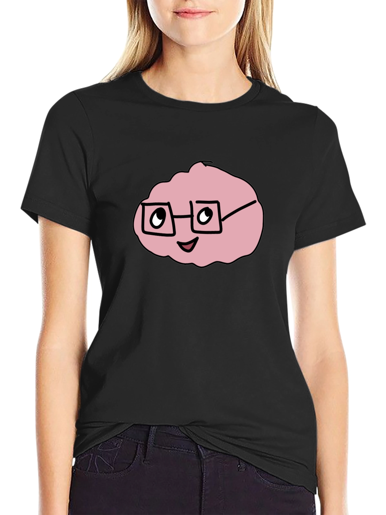 Nerdy Pink Blob T-Shirt - Funny Geek Tee