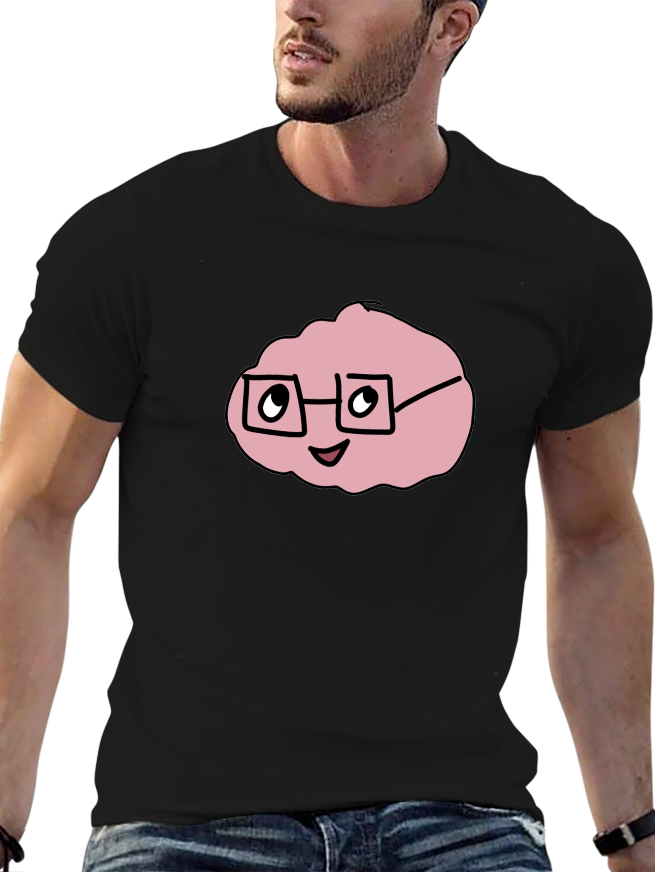 Nerdy Pink Blob T-Shirt - Funny Geek Tee